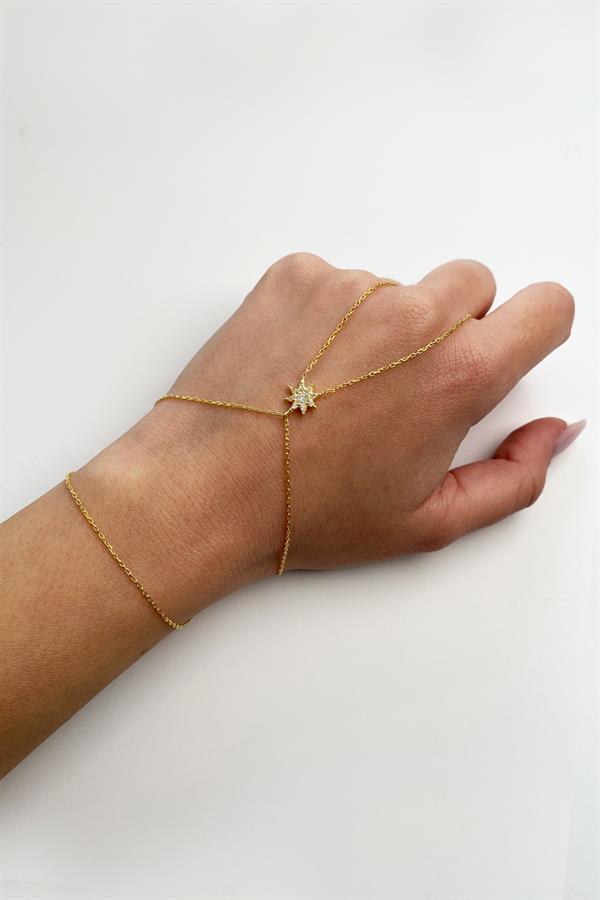 925 Ayar Gümüş Yıldız Şahmeran