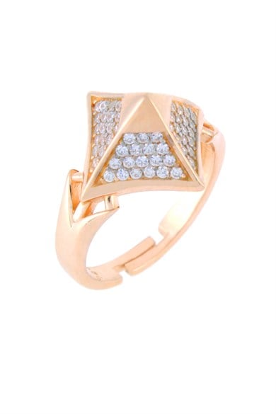 925 Ayar Gümüş Piramit Yüzük