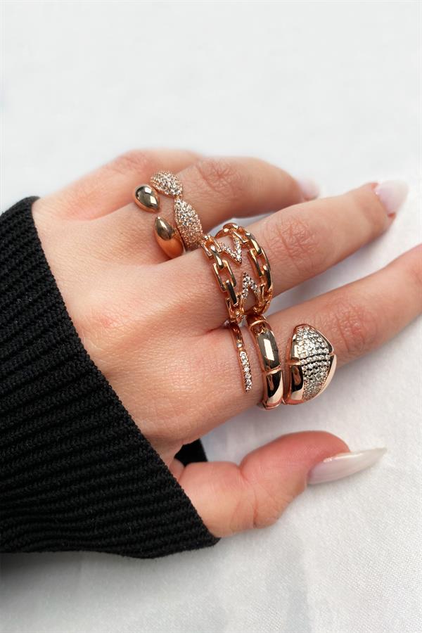 925 Ayar Gümüş Yılan Dişi Yüzük