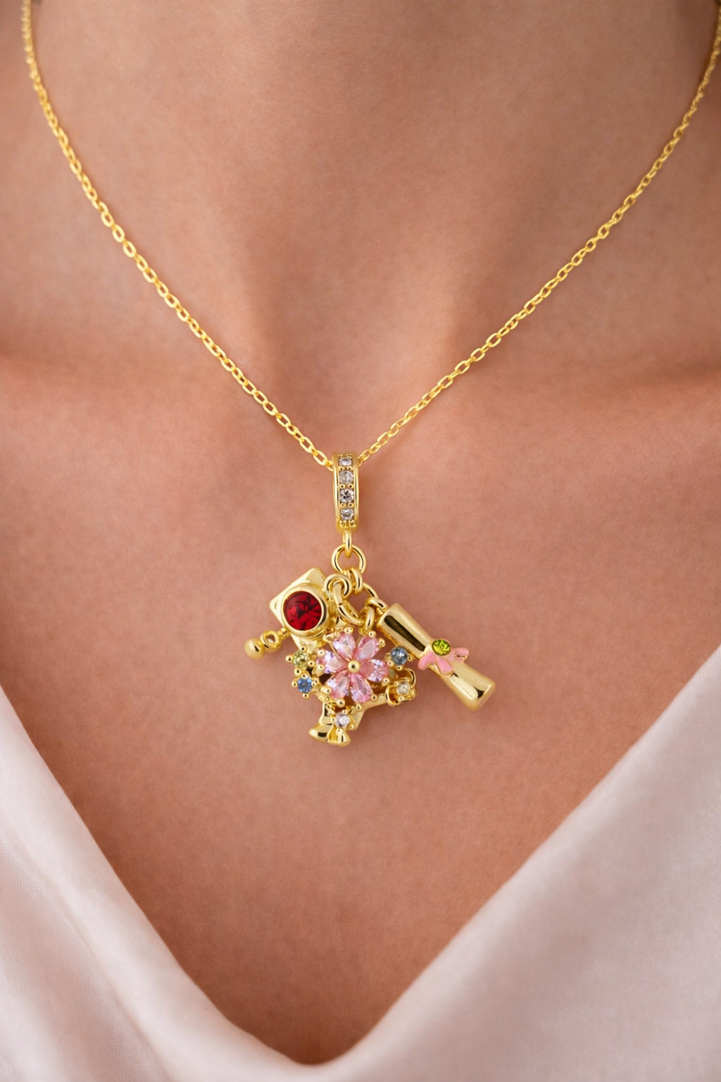 Çelik Kolye UcuÇok Motifli Çelik Kolye Ucu