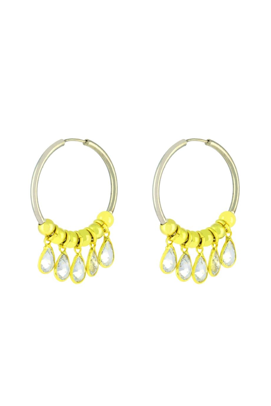حلق الاذنDrop Crown Earring