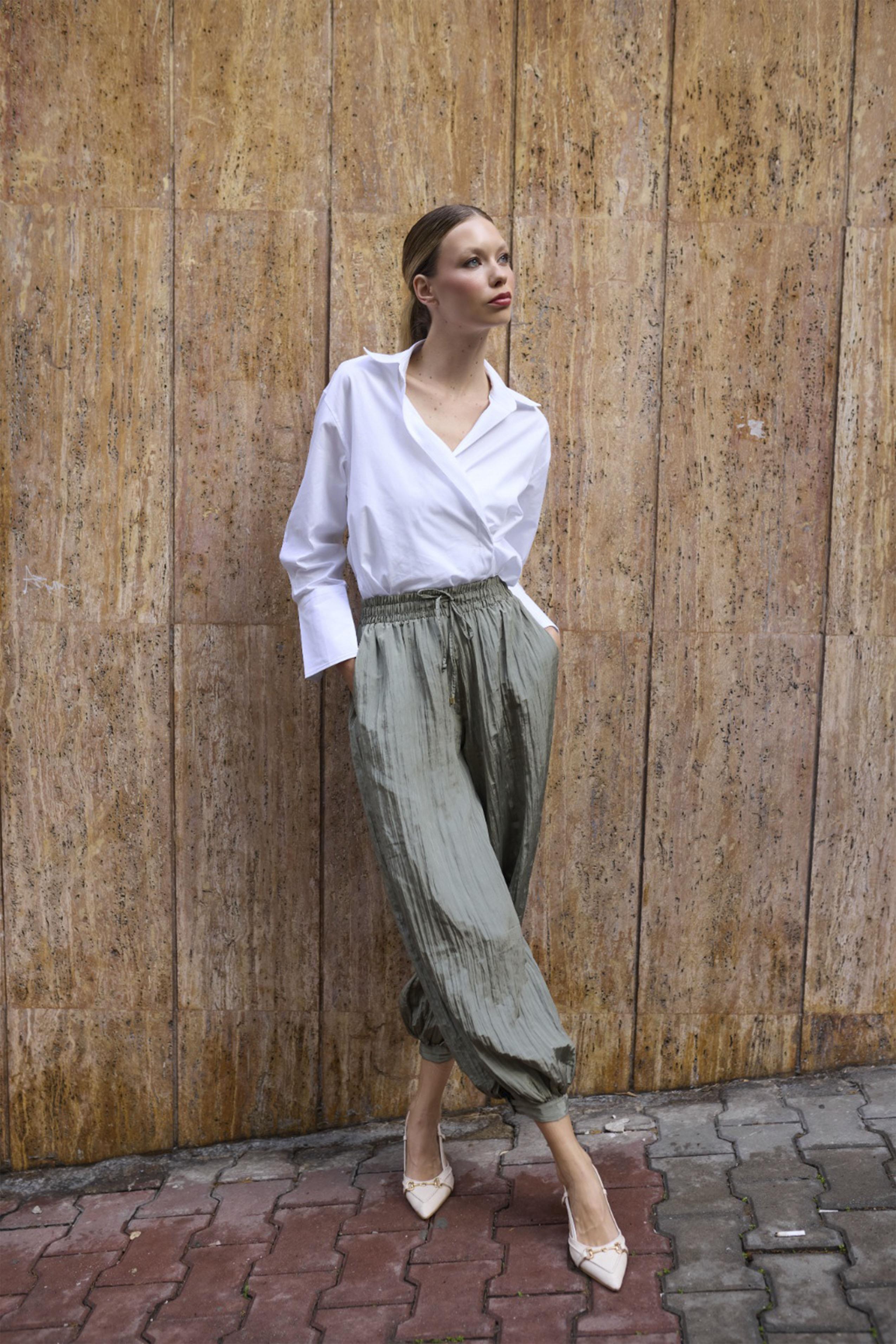 51226 ŞALVAR PANTOLON HAKİ