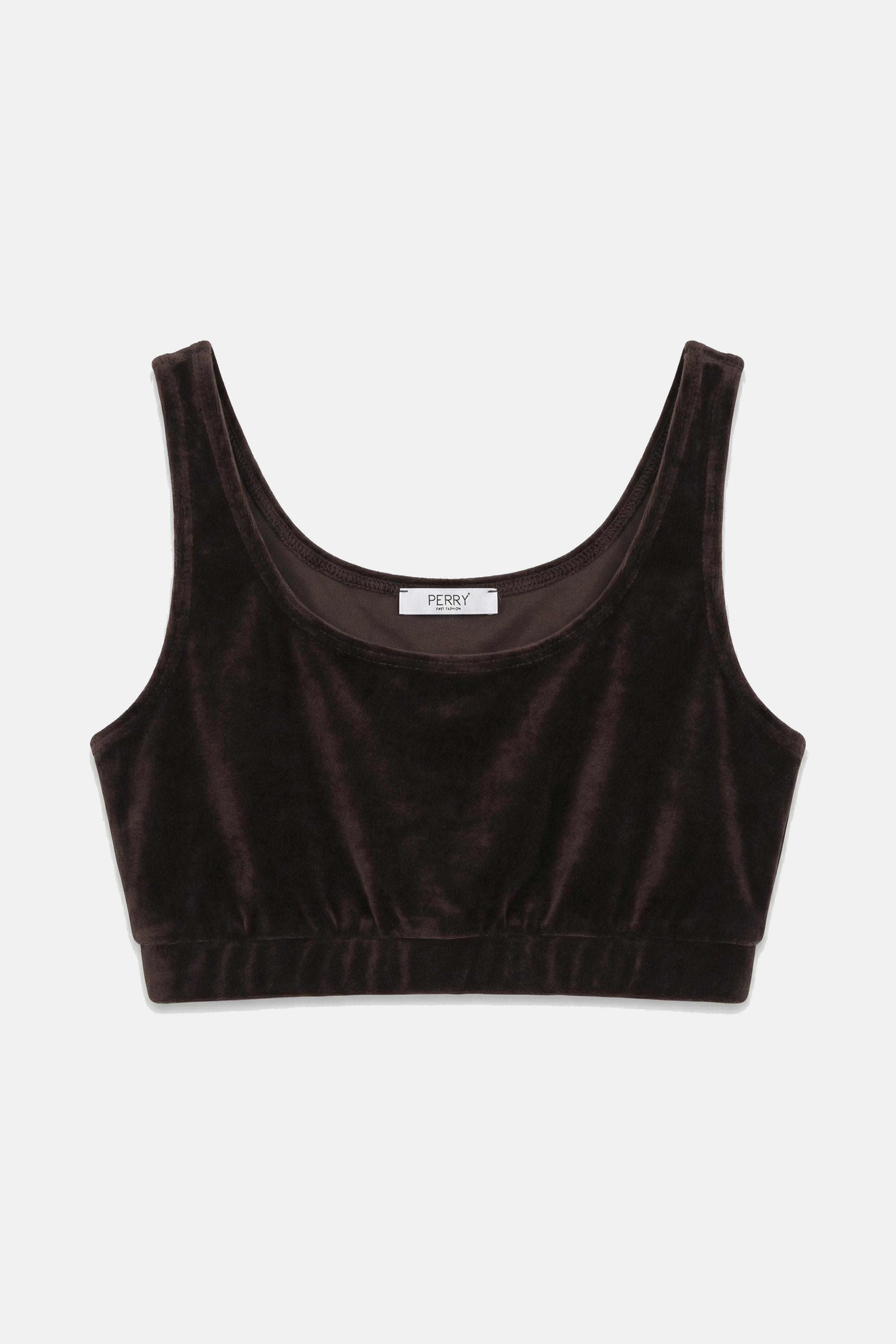 0097 KADİFE ÜÇLÜ TAKIM KAHVE