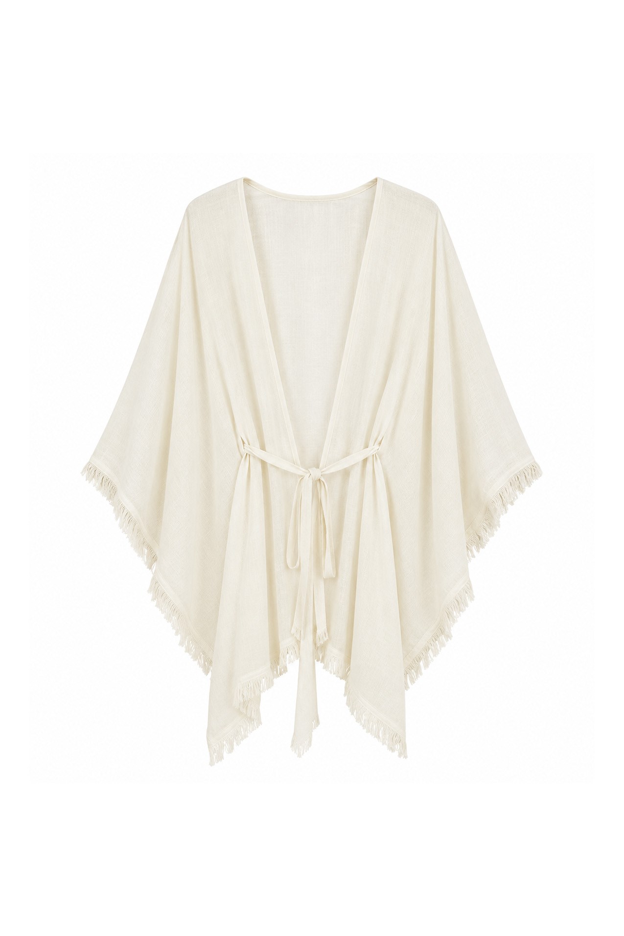 5101 PÜSKÜLLÜ KİMONO OFF WHITE