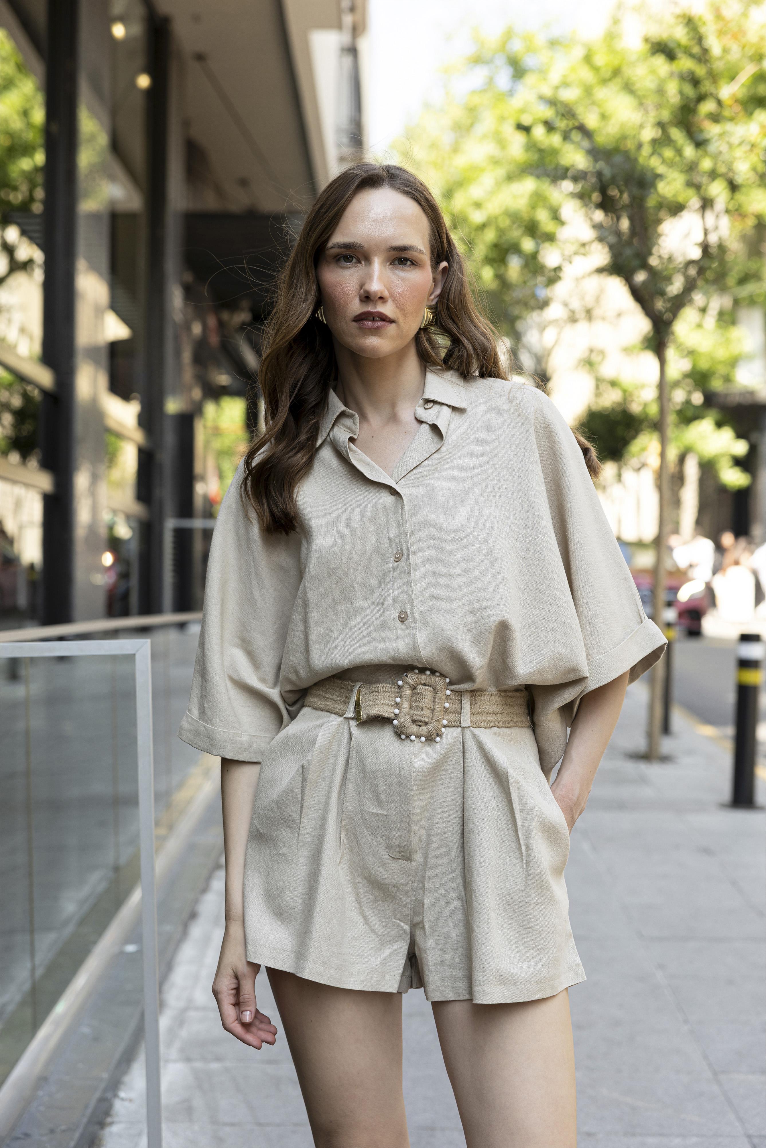 51036 GÖMLEK ŞORT TAKIM TAŞ