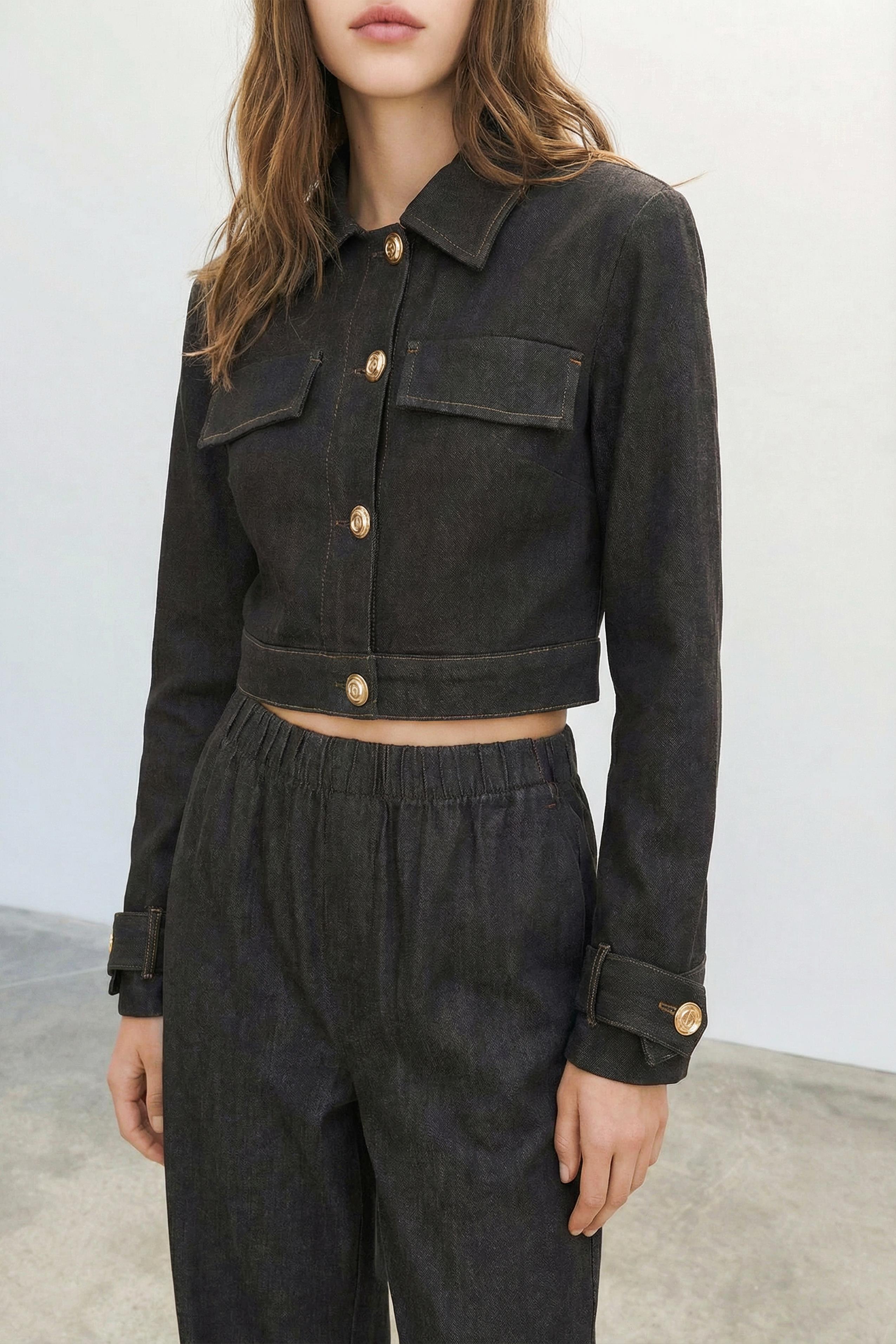 51244 KOT MONT PANTOLON TAKIM KAHVE