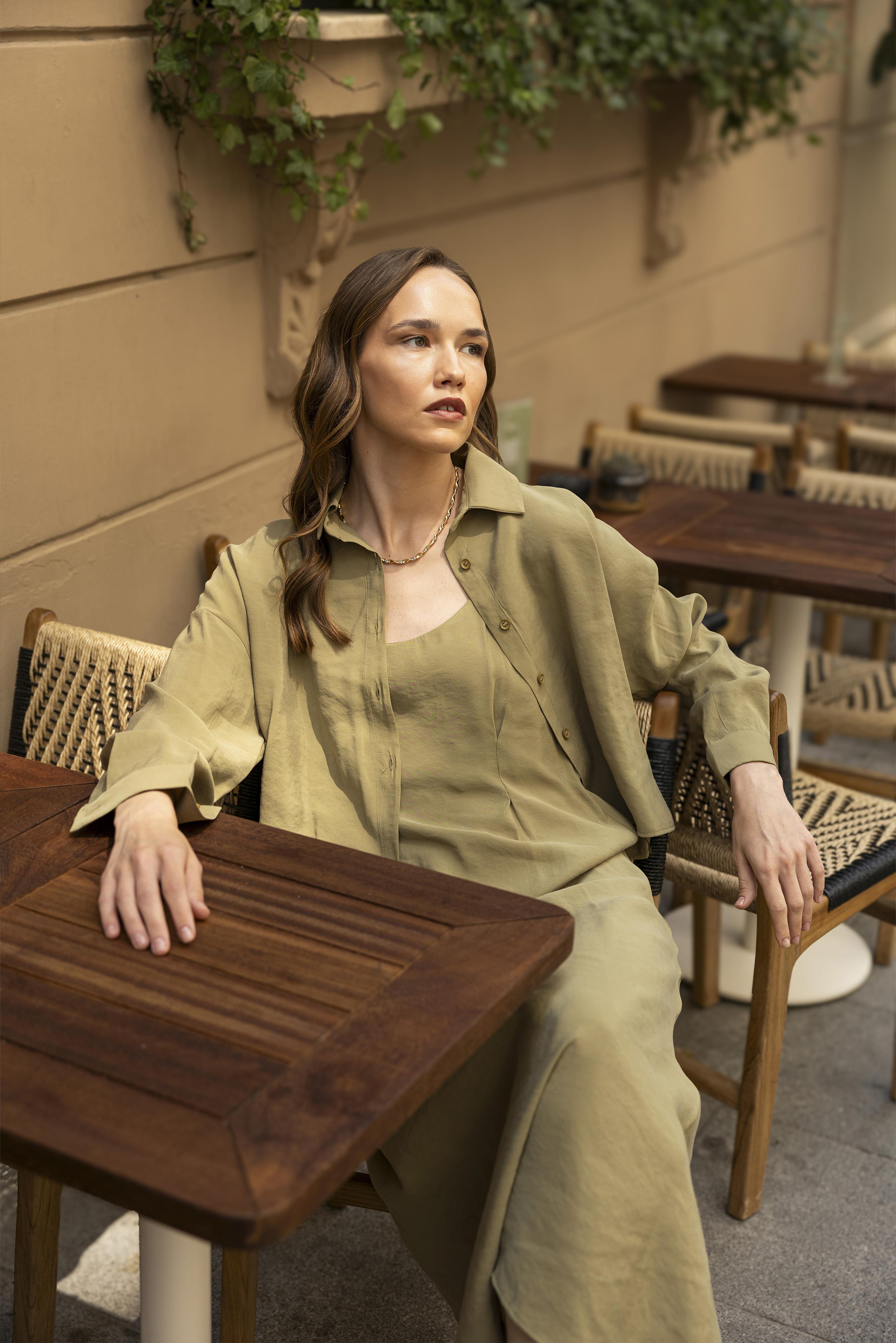 51153 GÖMLEK ELBİSE TAKIM HAKİ