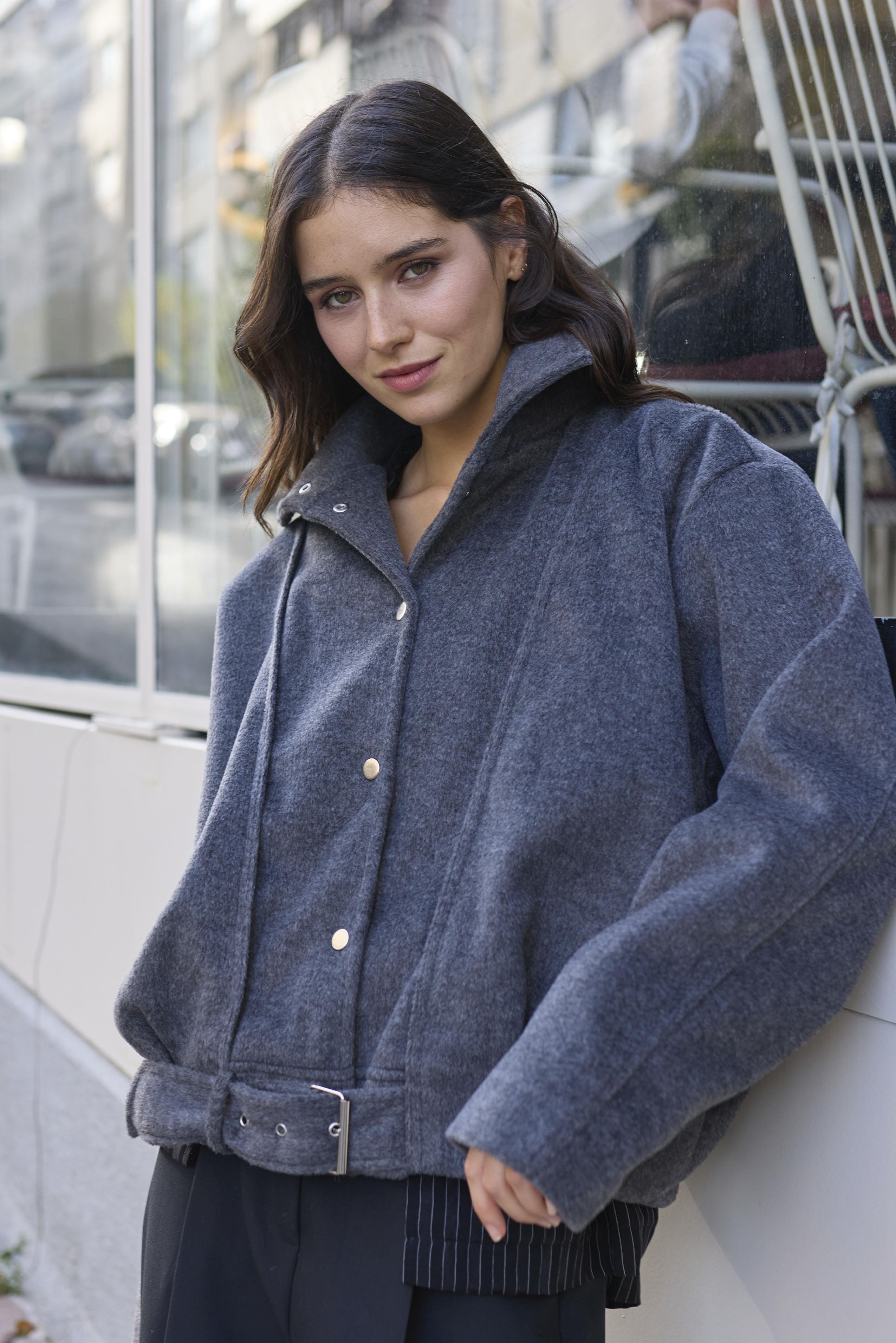 9657 KAŞE KABAN ANTRASİT