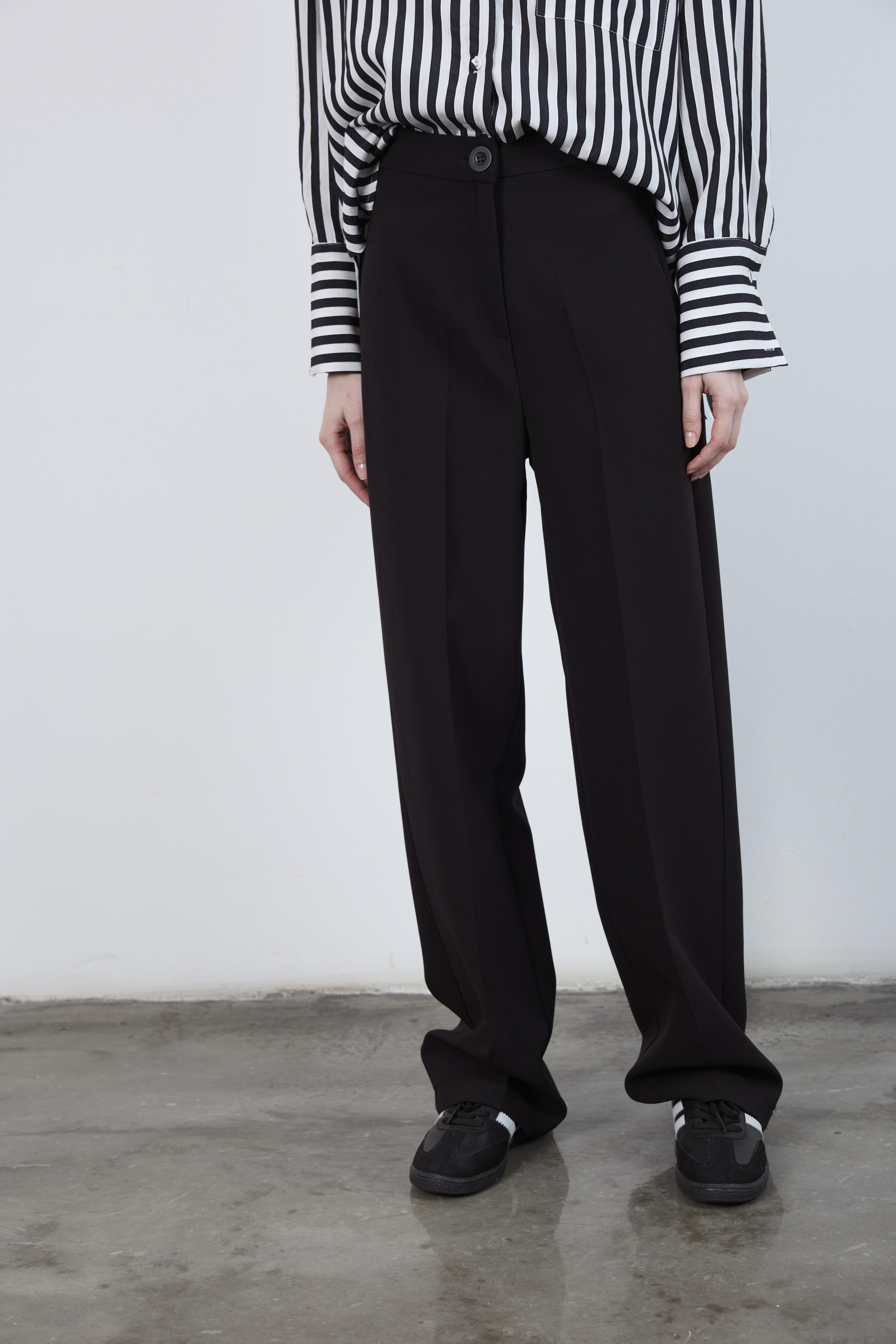 50714 PALAZZO PAÇA PANTOLON SİYAH