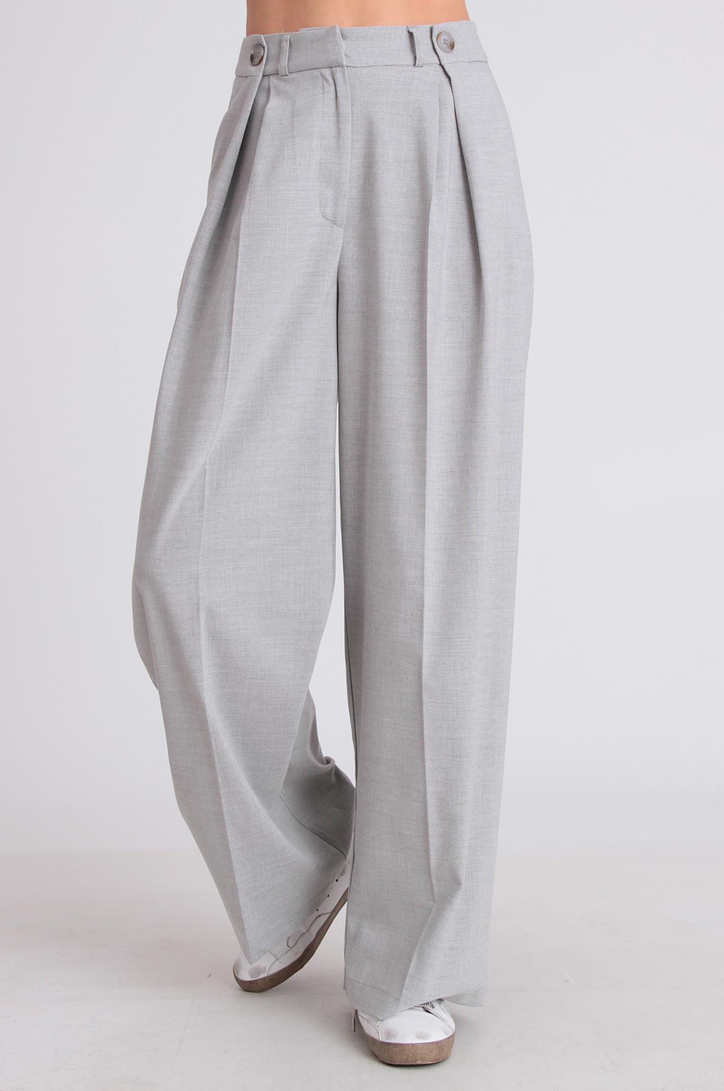 50920 POLİVİSKON PANTOLON AÇIK GRİ