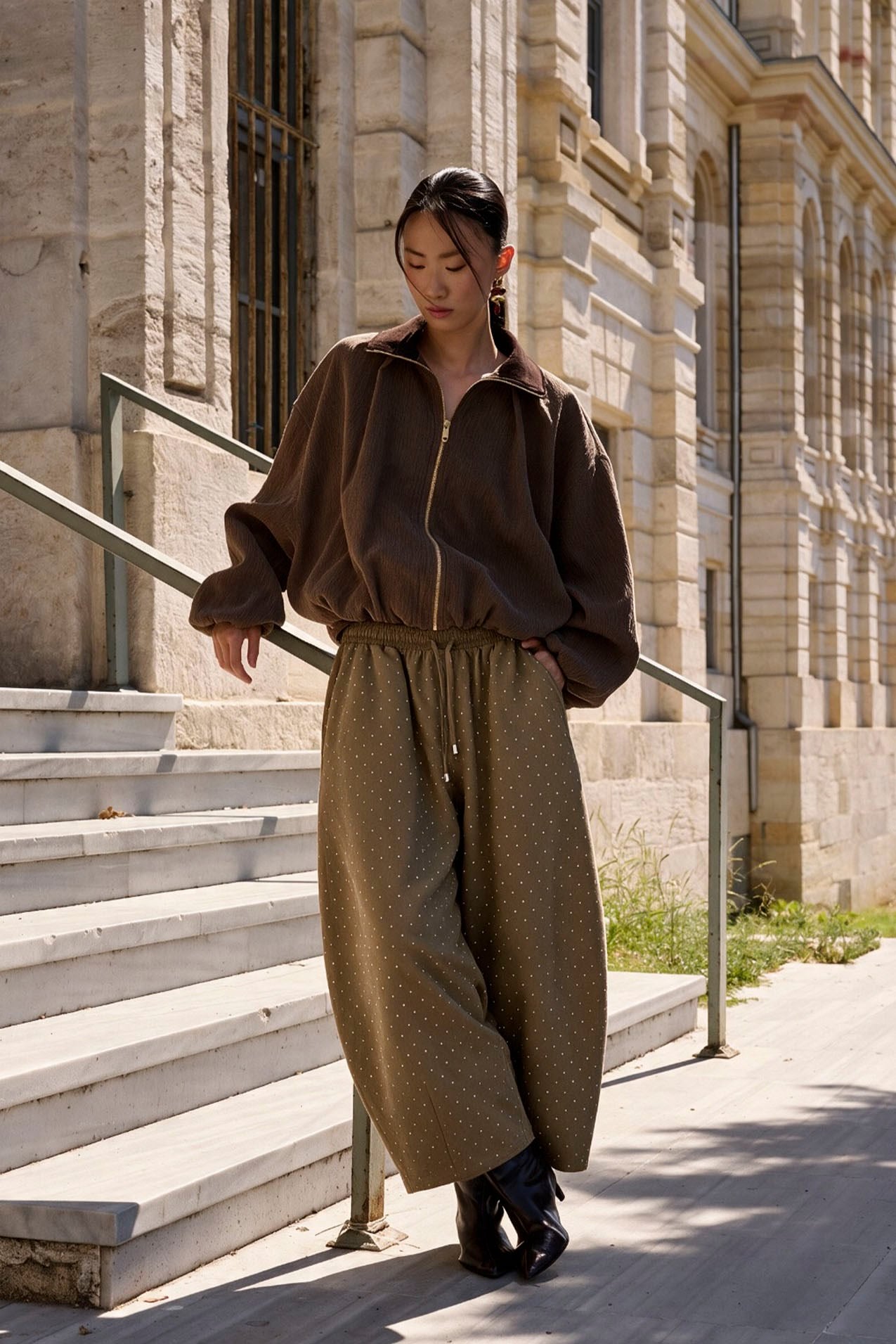 51470 TAŞLI PANTOLON KHAKİ