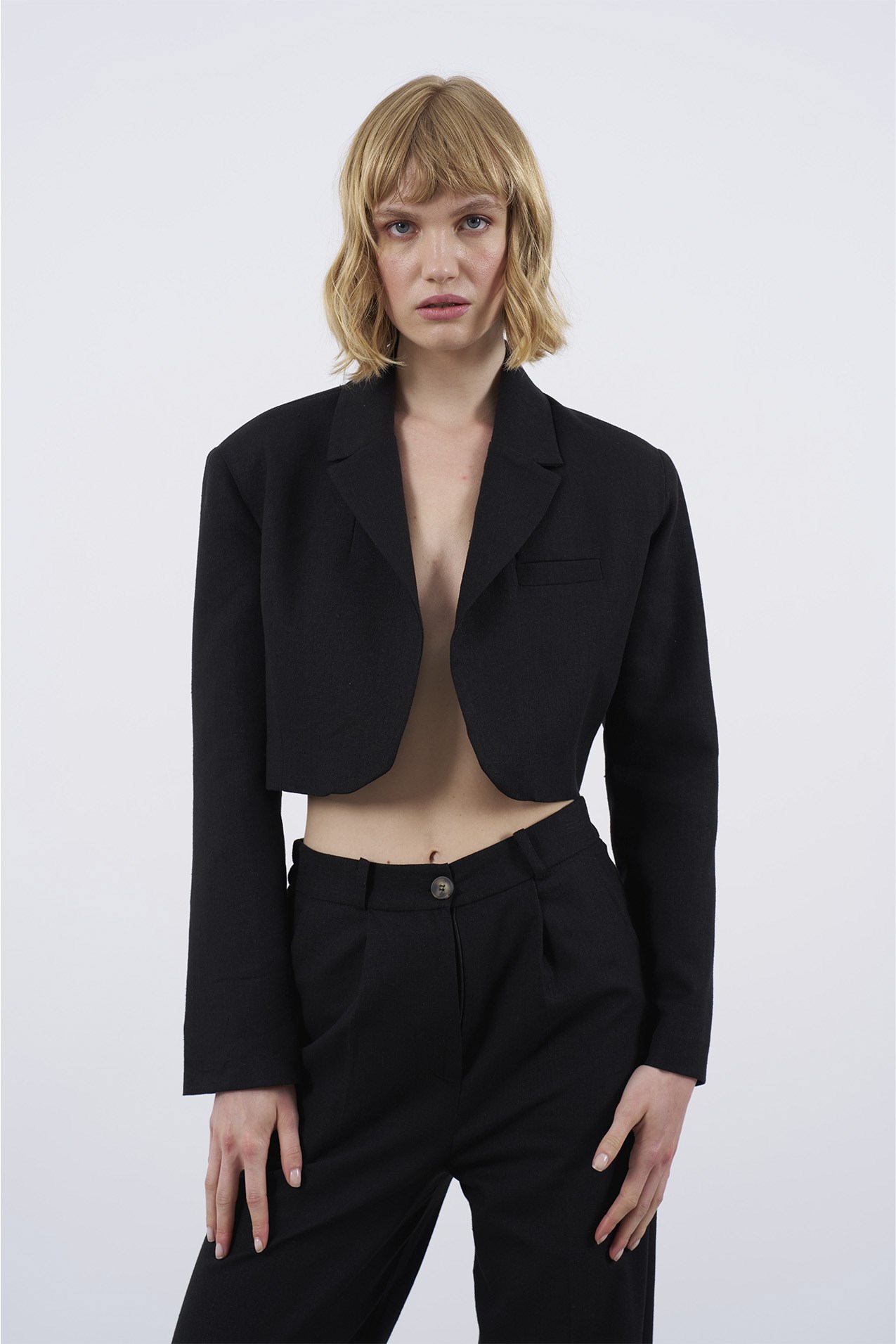 50971 CEKET PANTOLON TAKIM SİYAH