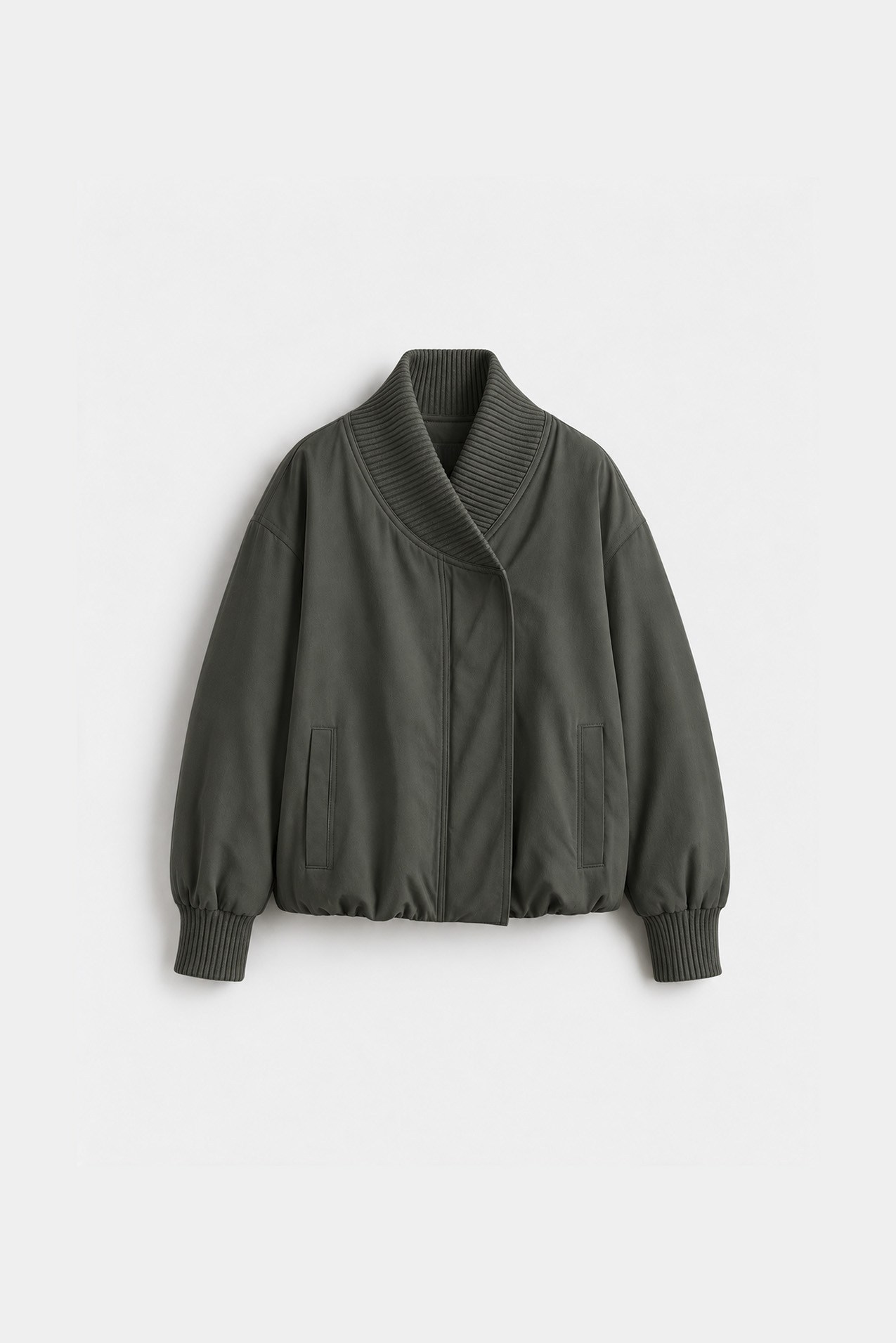 9742 TRIKO YAKALI BOMBER MONT HAKİ