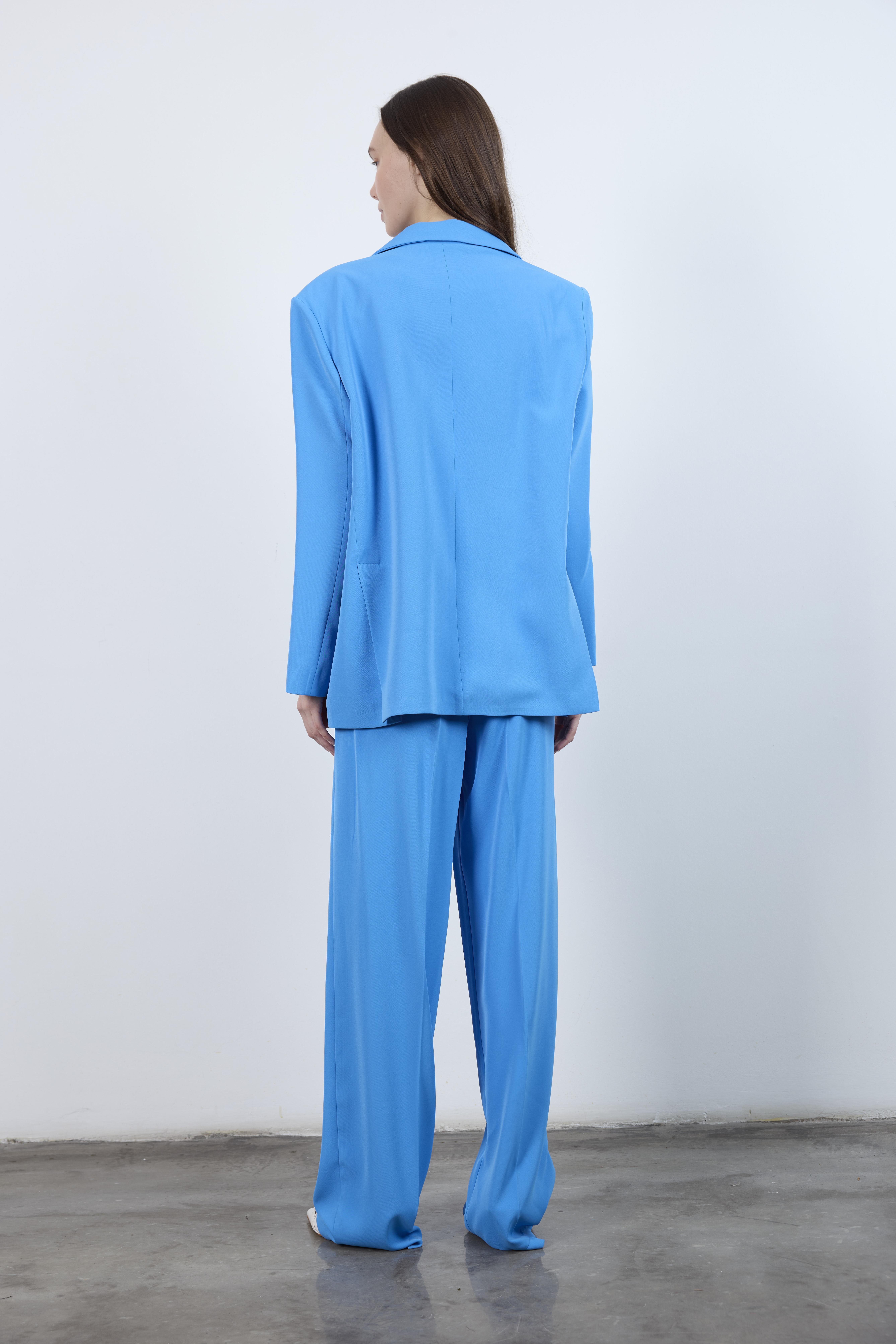 9418 CEKET PANTOLON TAKIM MAVİ