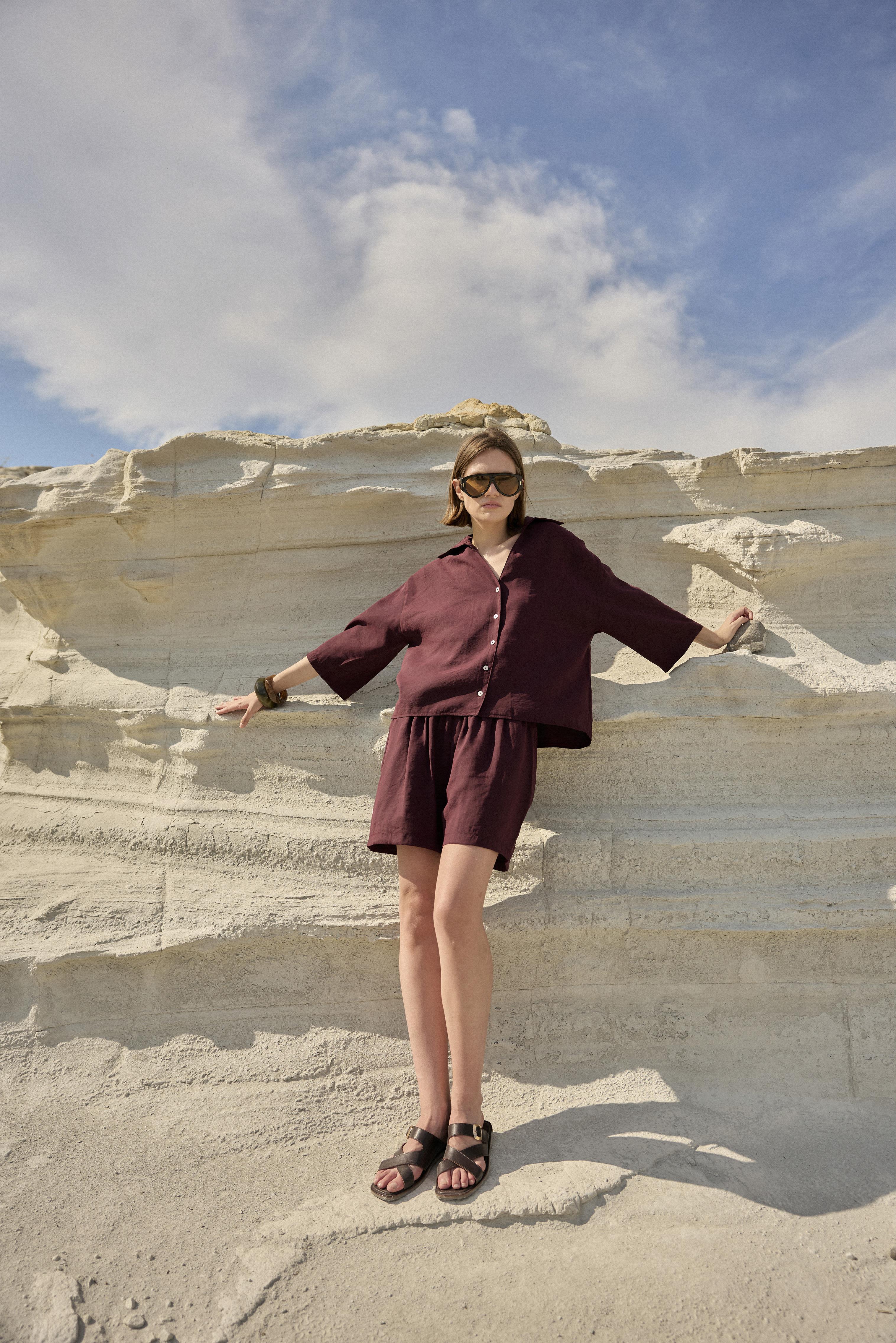 51161 GÖMLEK ŞORT TAKIM MÜRDÜM