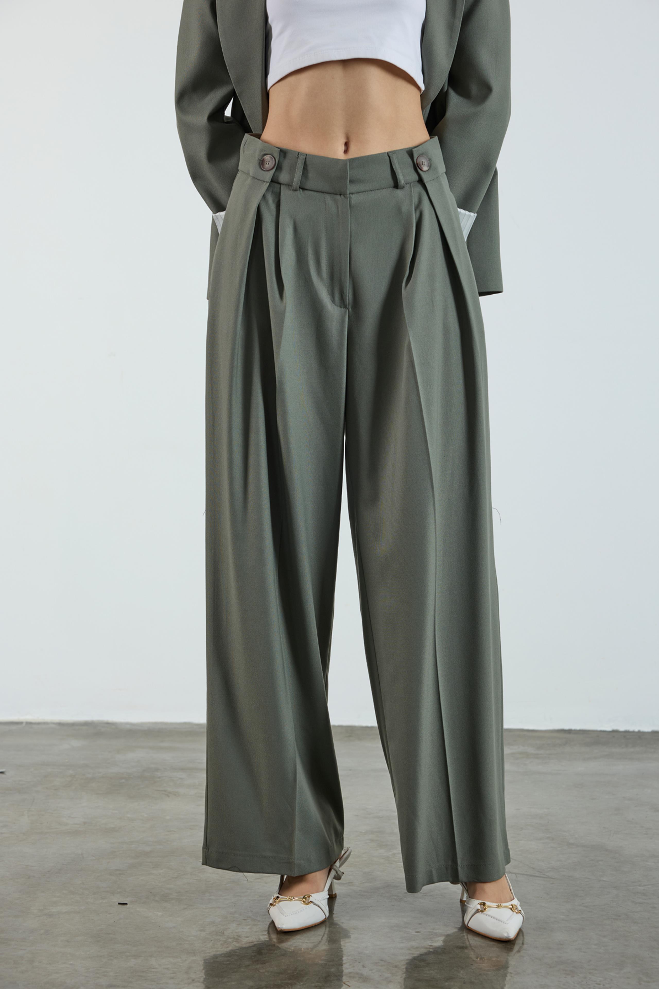 50920 POLİVİSKON PANTOLON HAKİ