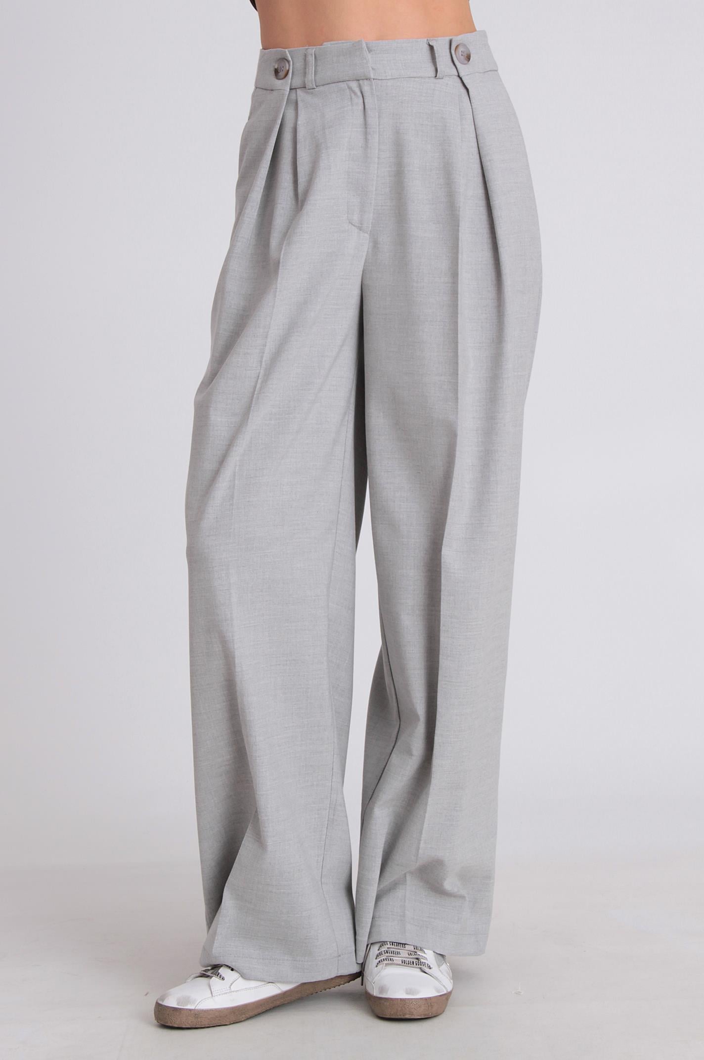 50920 POLİVİSKON PANTOLON AÇIK GRİ