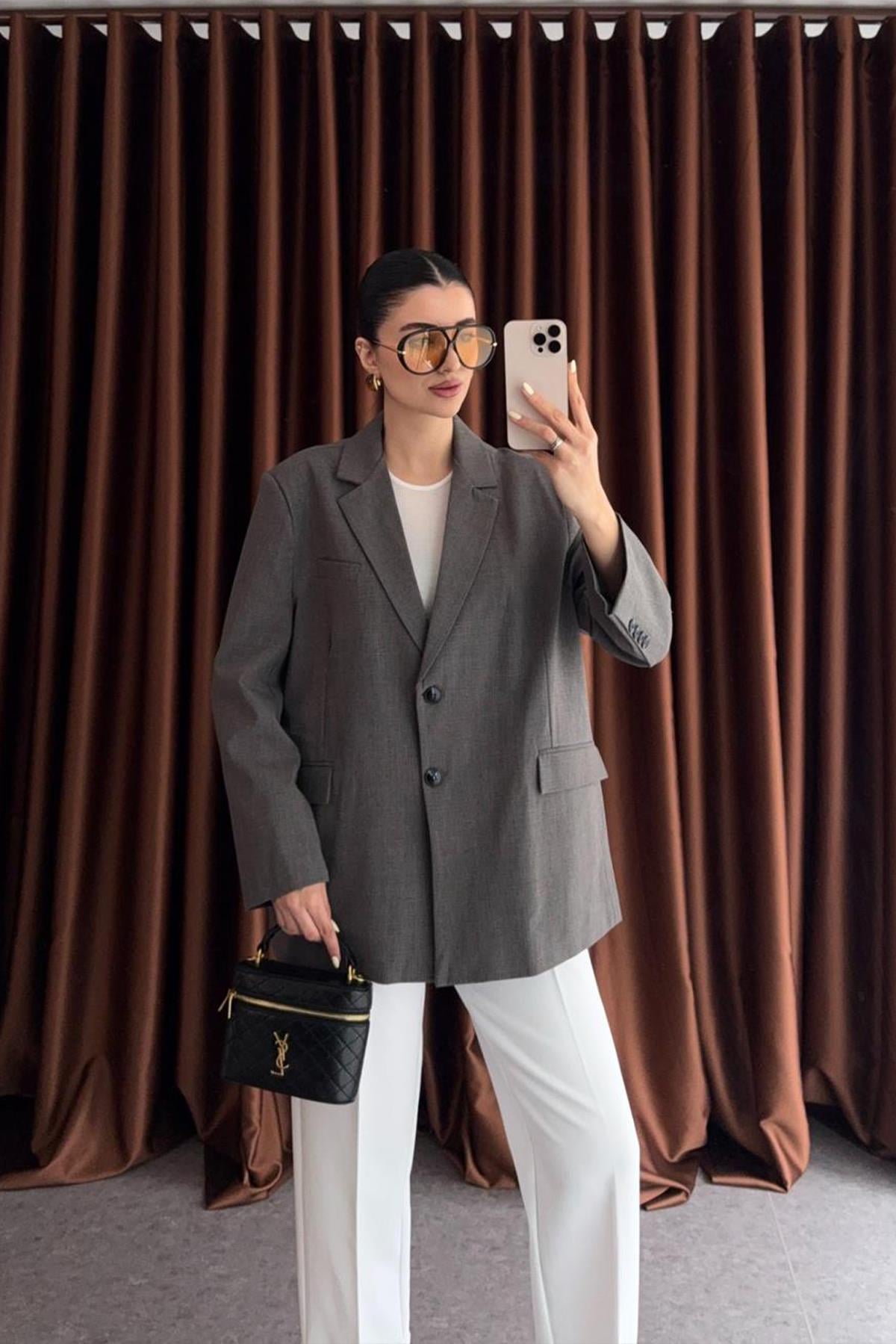 9513 EKOSE CEKET (9459) FÜME