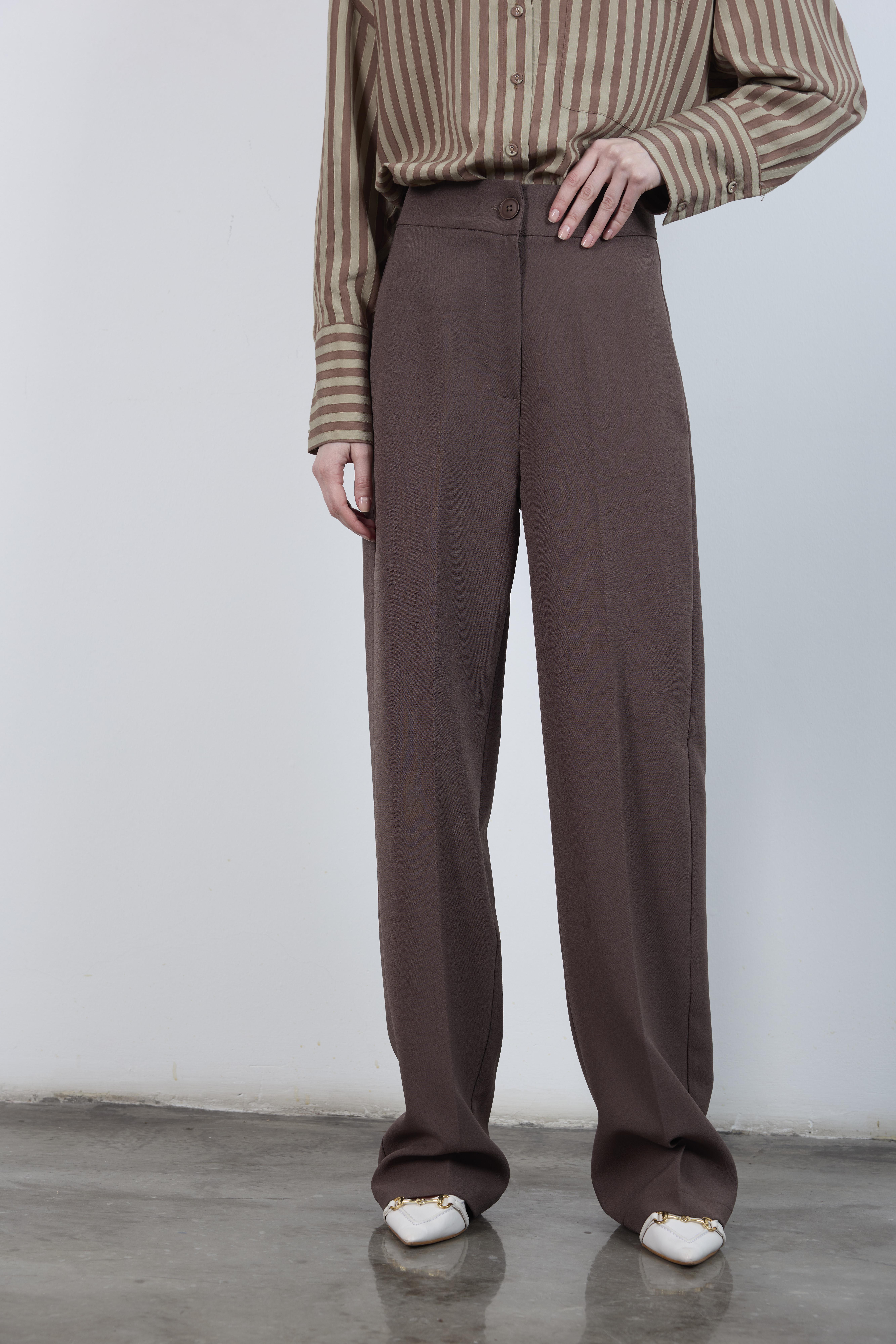 50714 PALAZZO PAÇA PANTOLON KAHVE