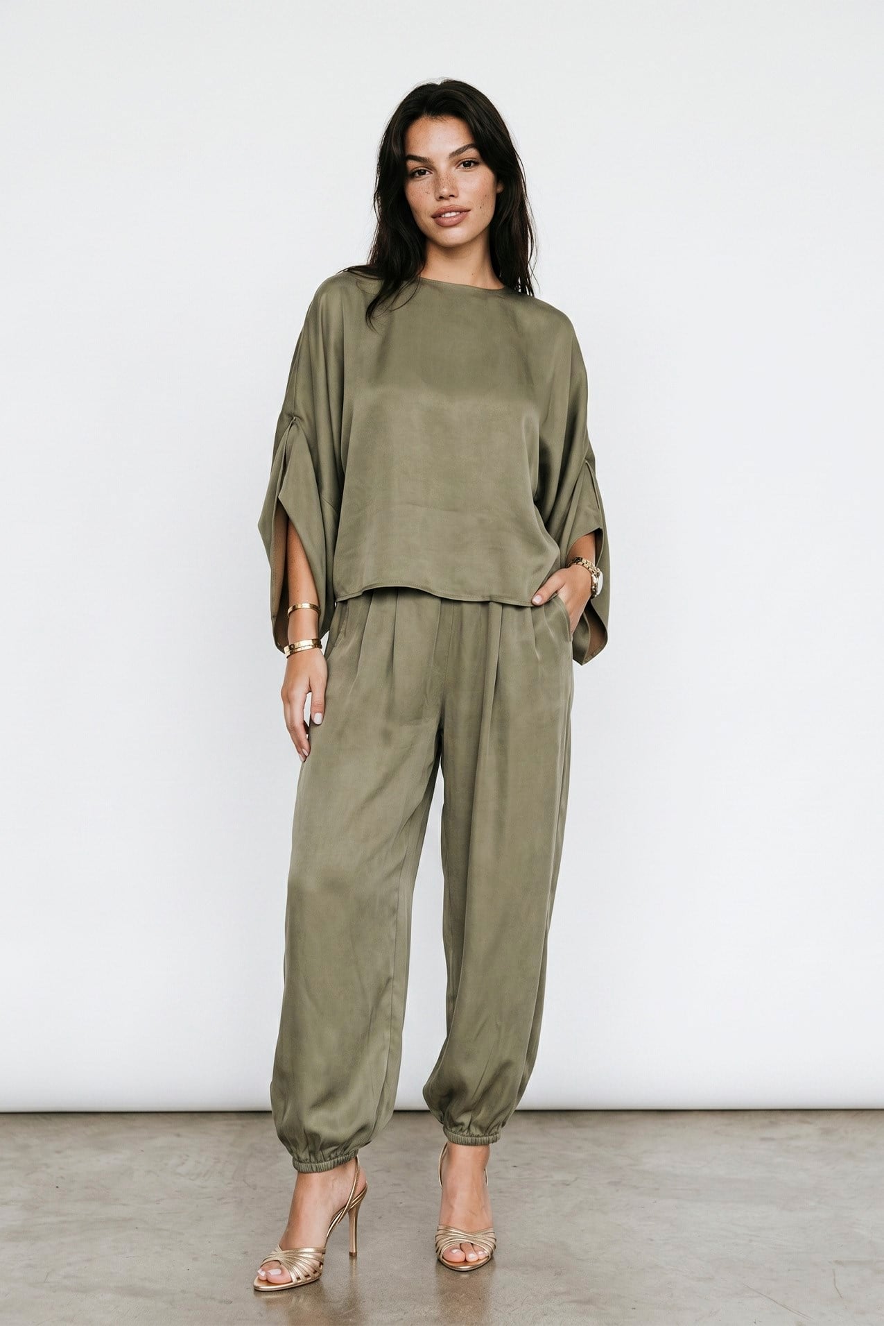 51397 BLUZ PANTOLON TAKIM HAKİ