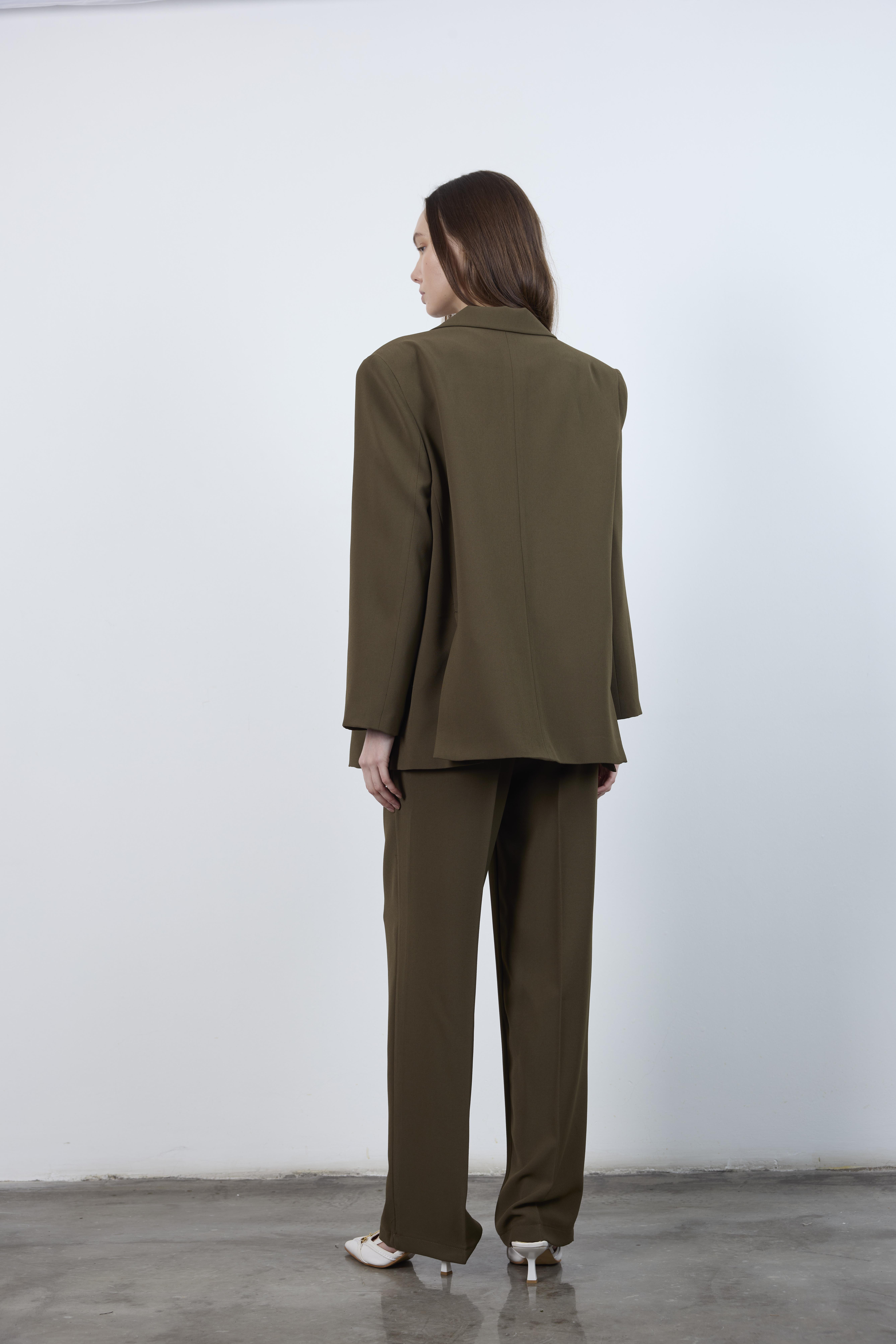 9418 CEKET PANTOLON TAKIM KOYU HAKİ