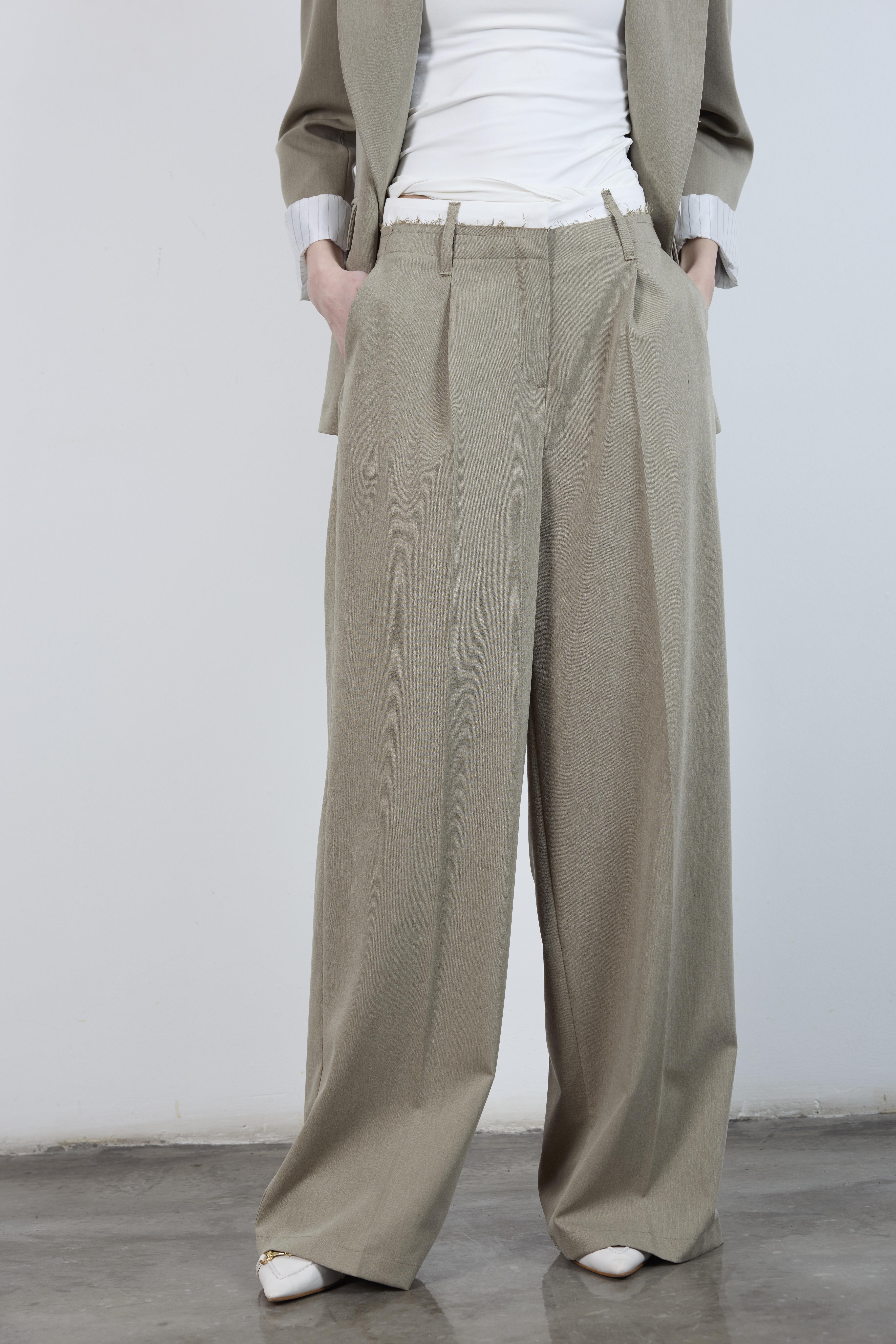 50949 POLİVİSKON PANTOLON HAKİ