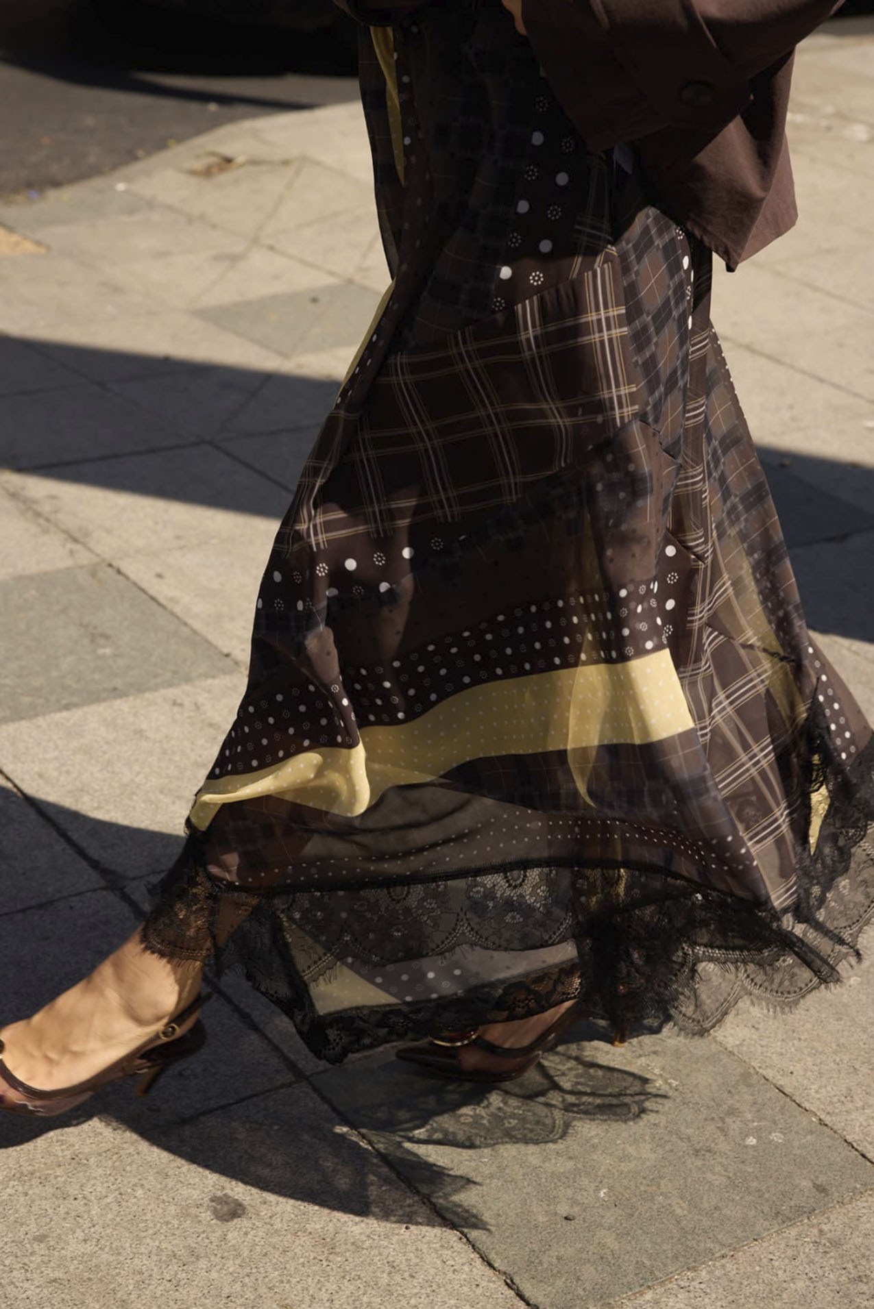 3502 KEMERLİ DANTELLİ ETEK ÇOK RENKLİ