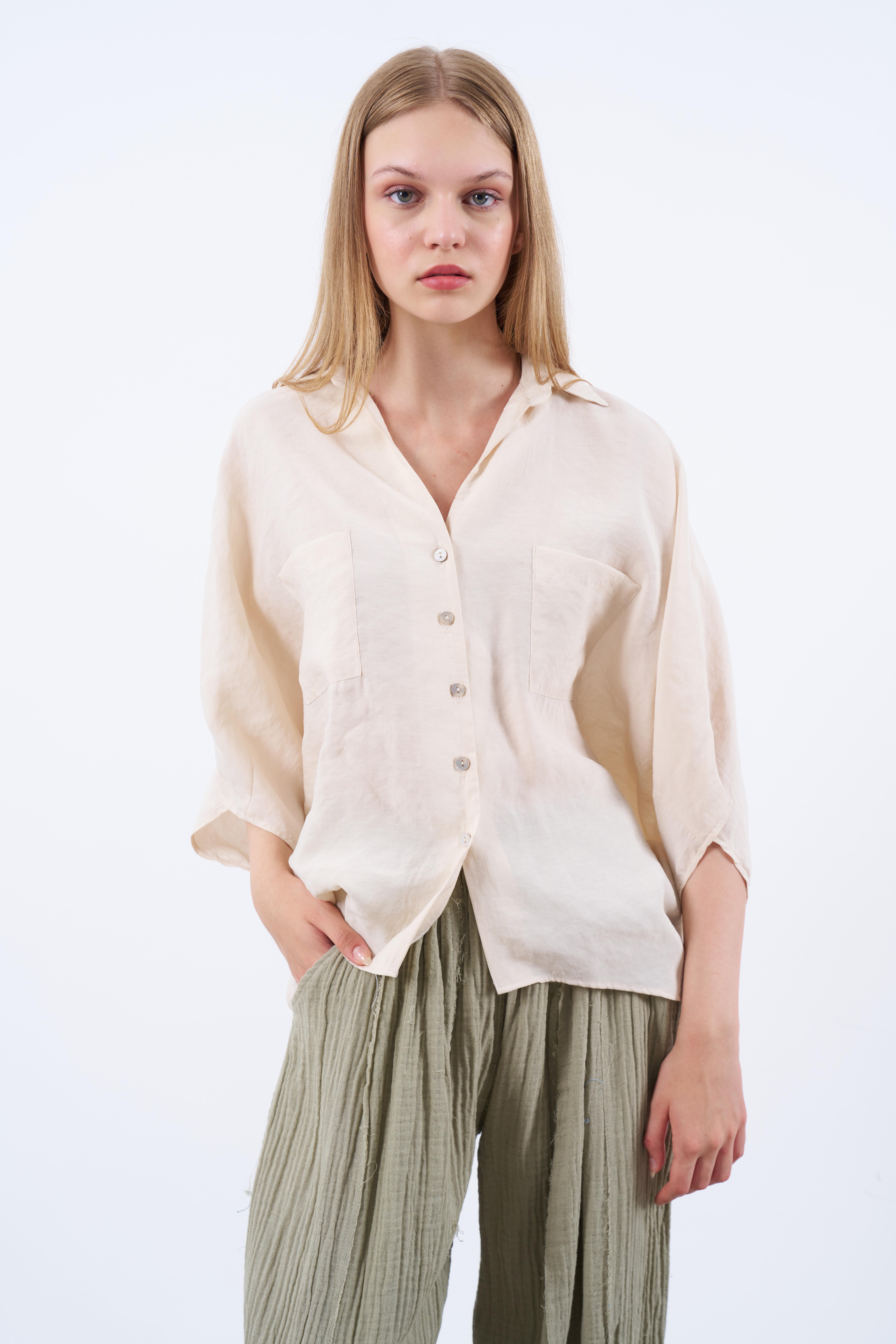 4925 OVERSIZE GÖMLEK TAŞ