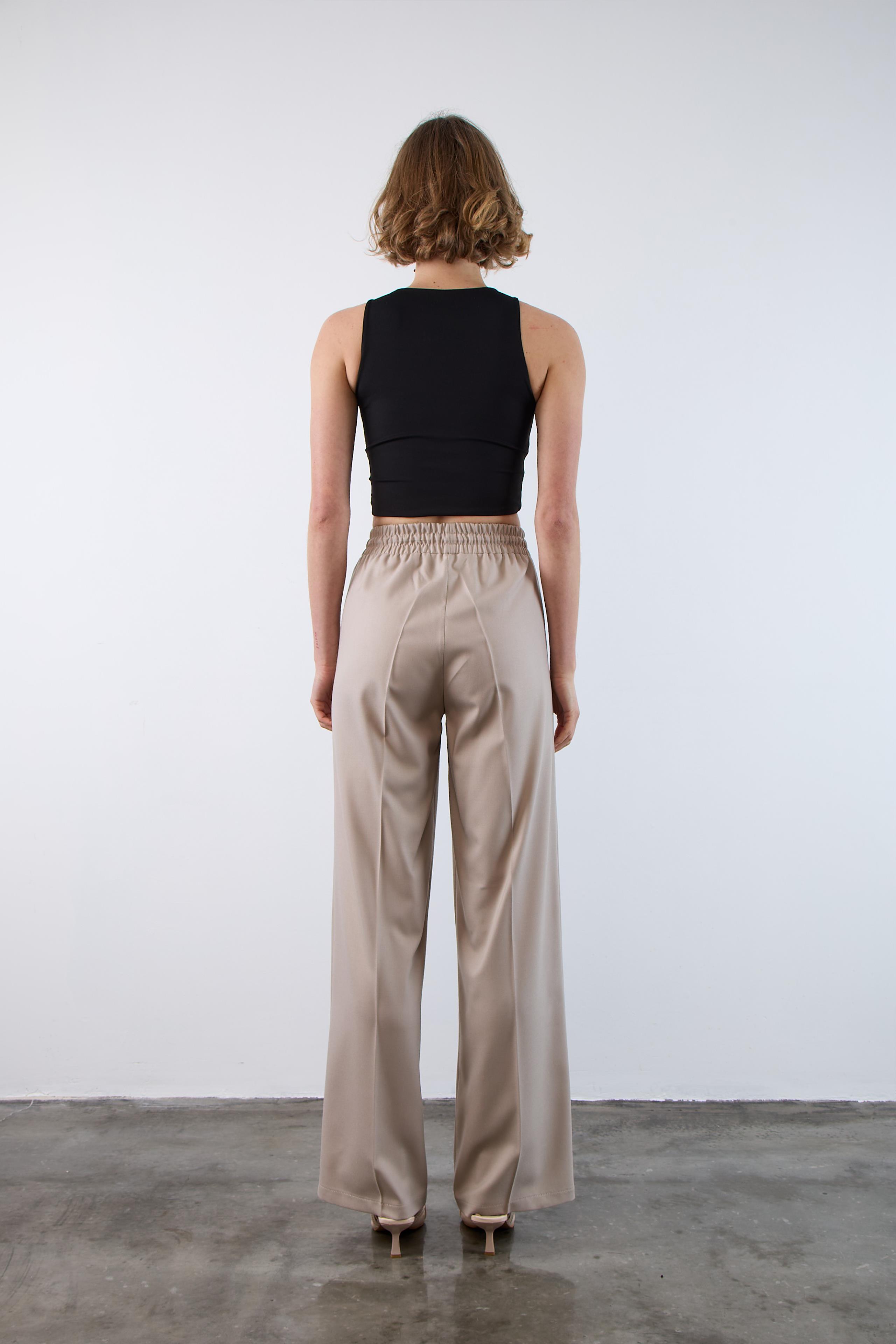 50741 POLİVİSKON PANTOLON TAŞ