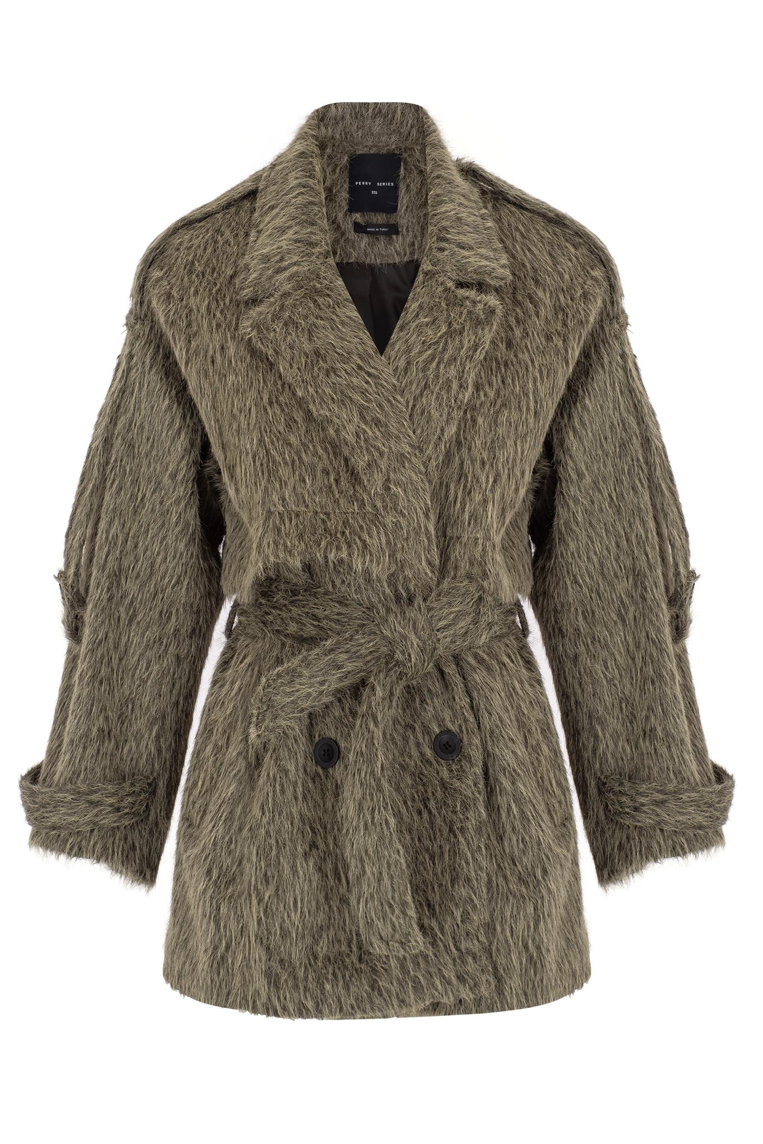 9675 KÜRK TRENÇ KOYU KAHVE