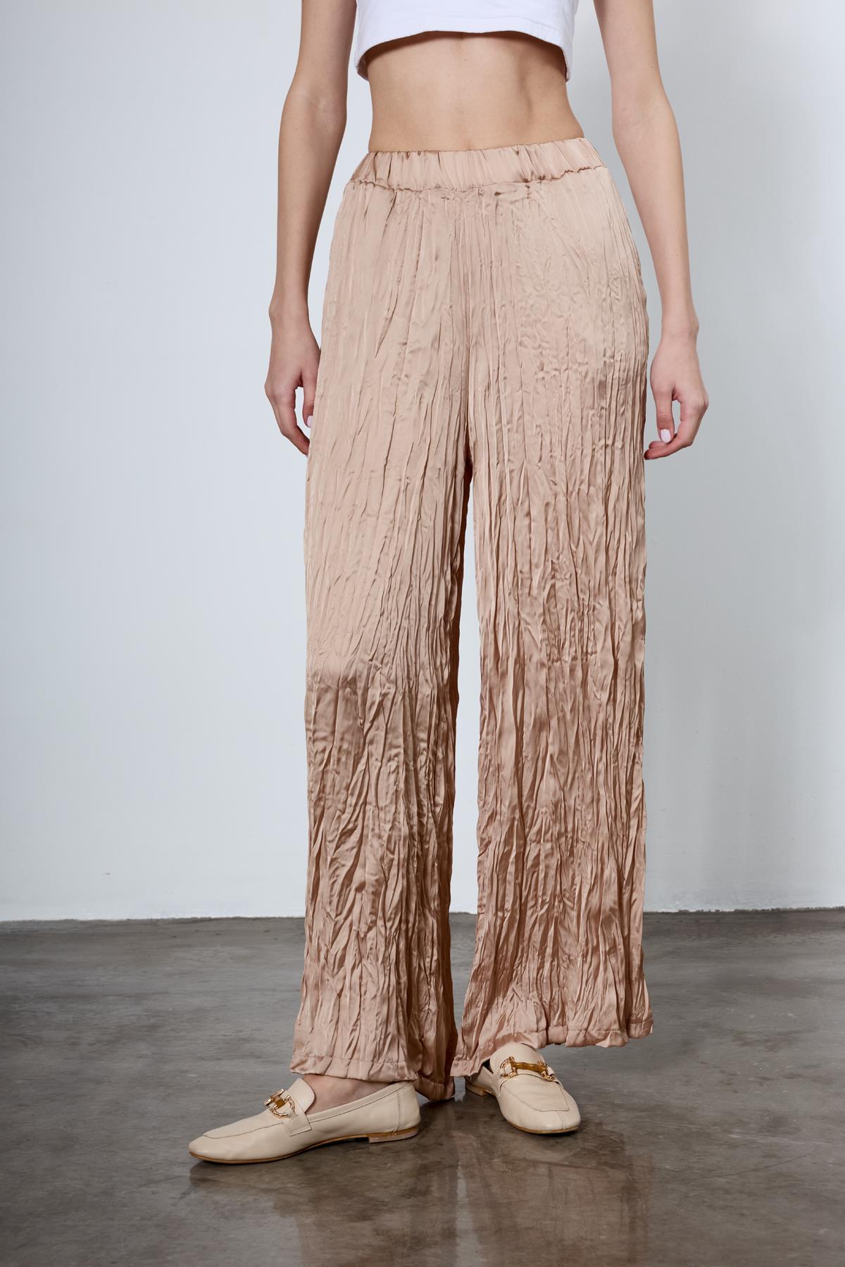 51142 KRAŞLI PANTOLON BEJ