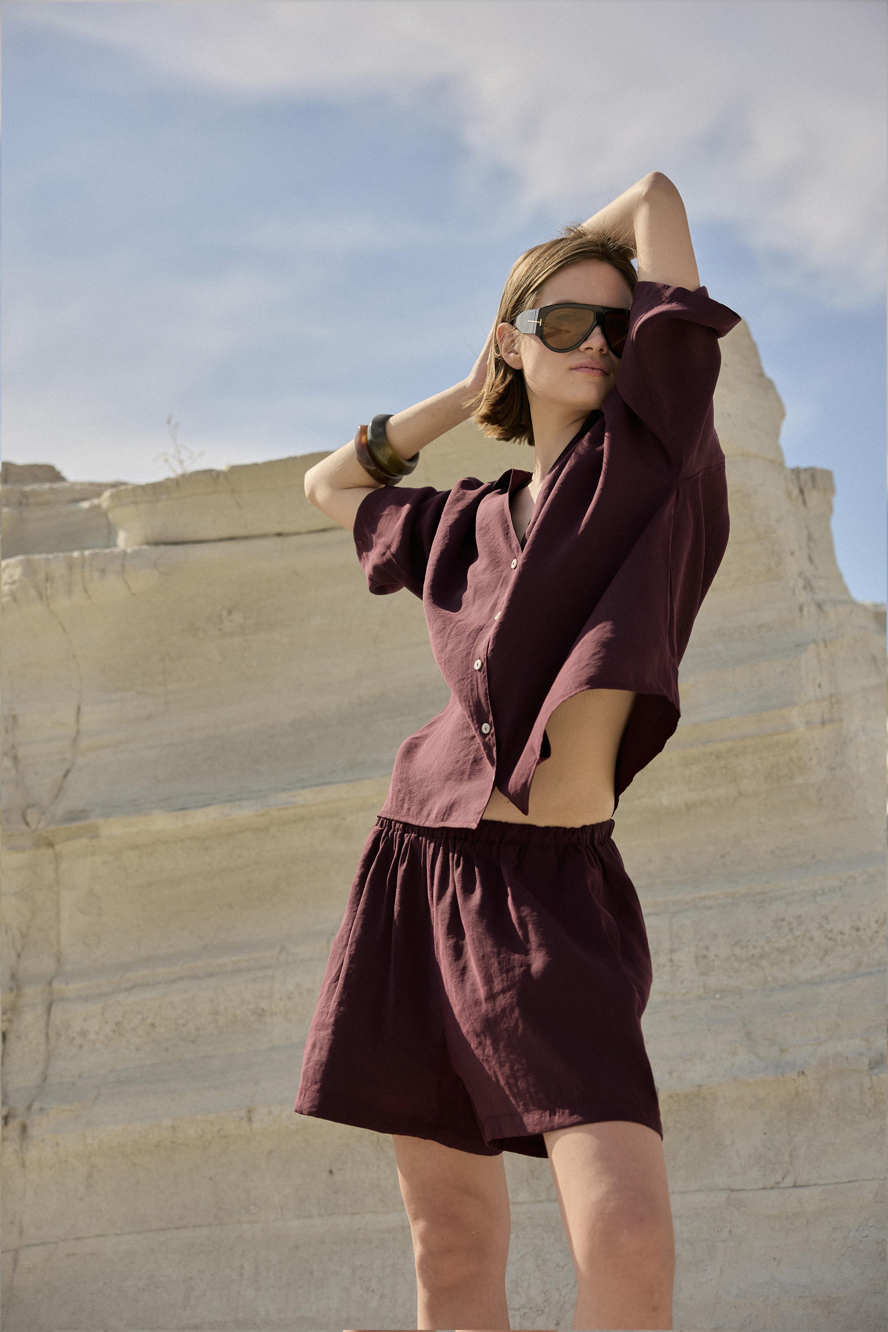 51161 GÖMLEK ŞORT TAKIM MÜRDÜM