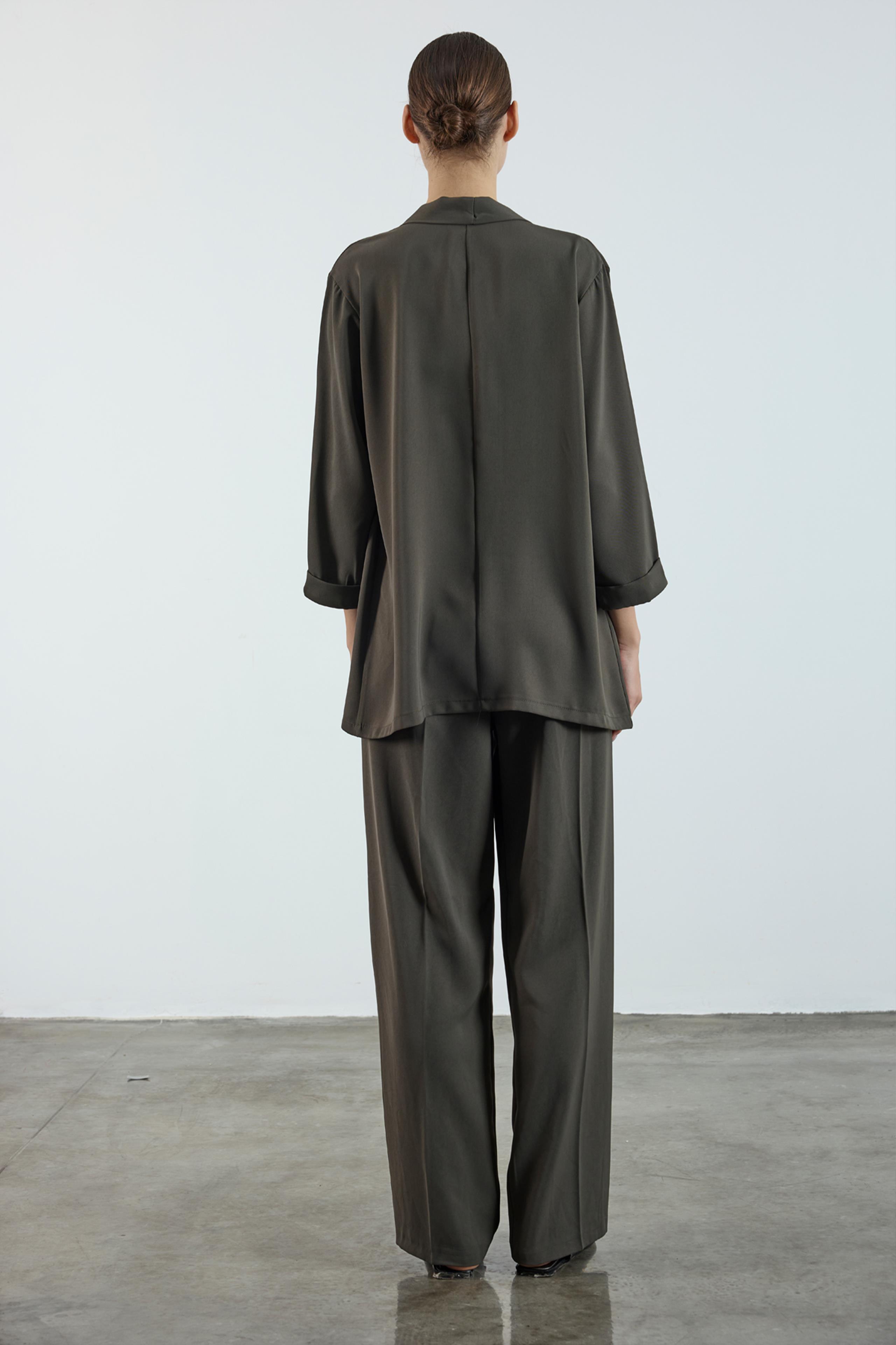 9564 ŞAL YAKA CEKET HAKİ