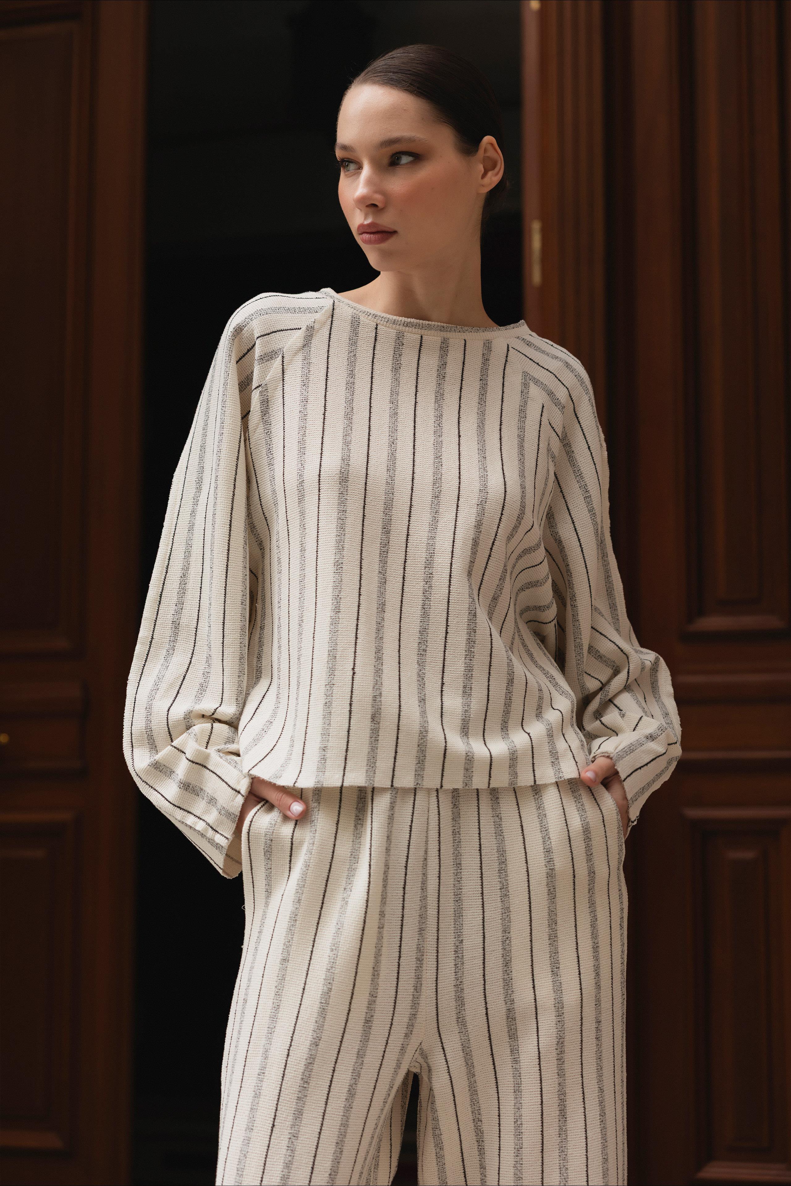51132 SWEAT PANTOLON TAKIM(51105) TAŞ-SİYAH