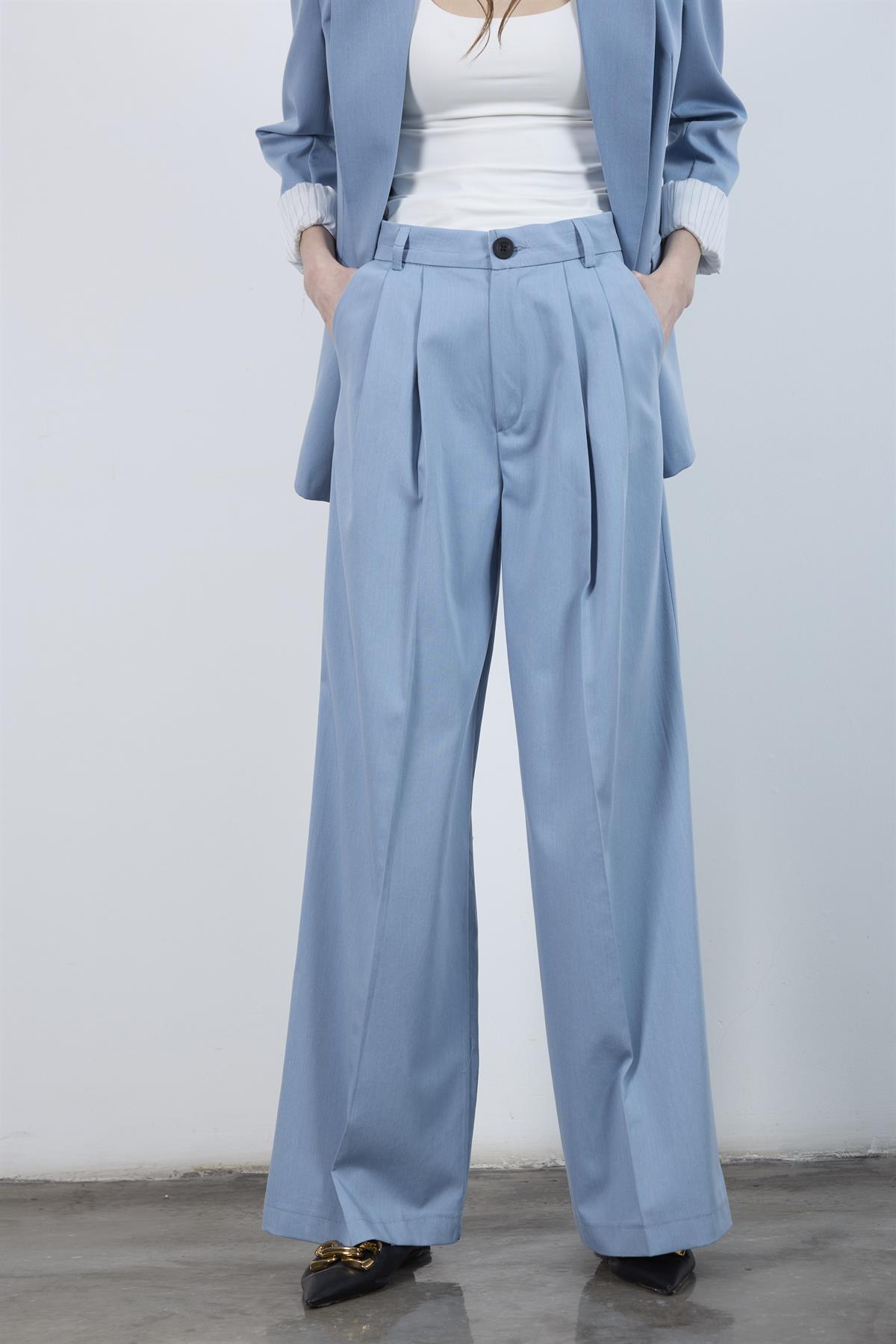 50997 POLİVİSKON PANTOLON MAVİ