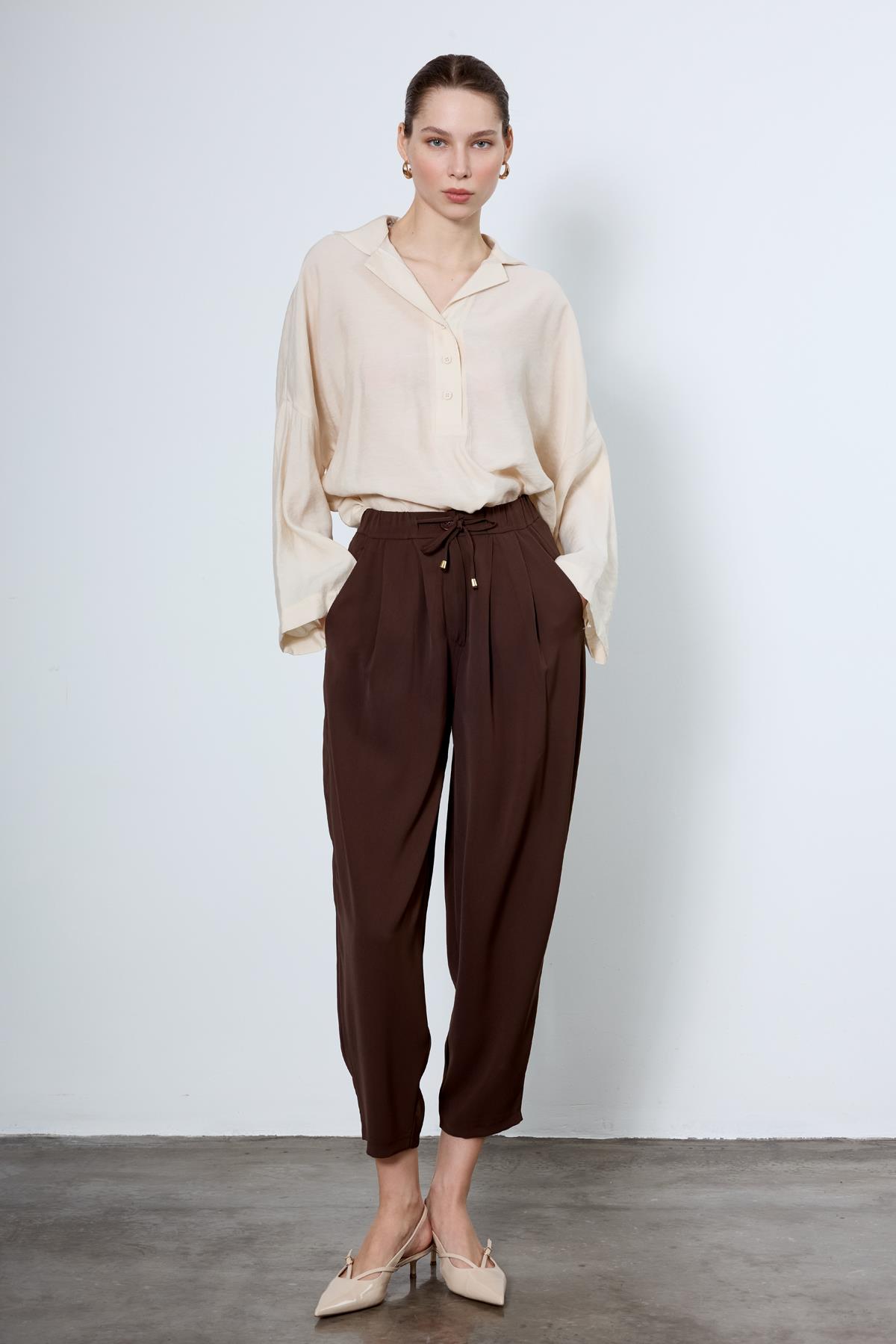 4953 POLO YAKA BLUZ TAŞ