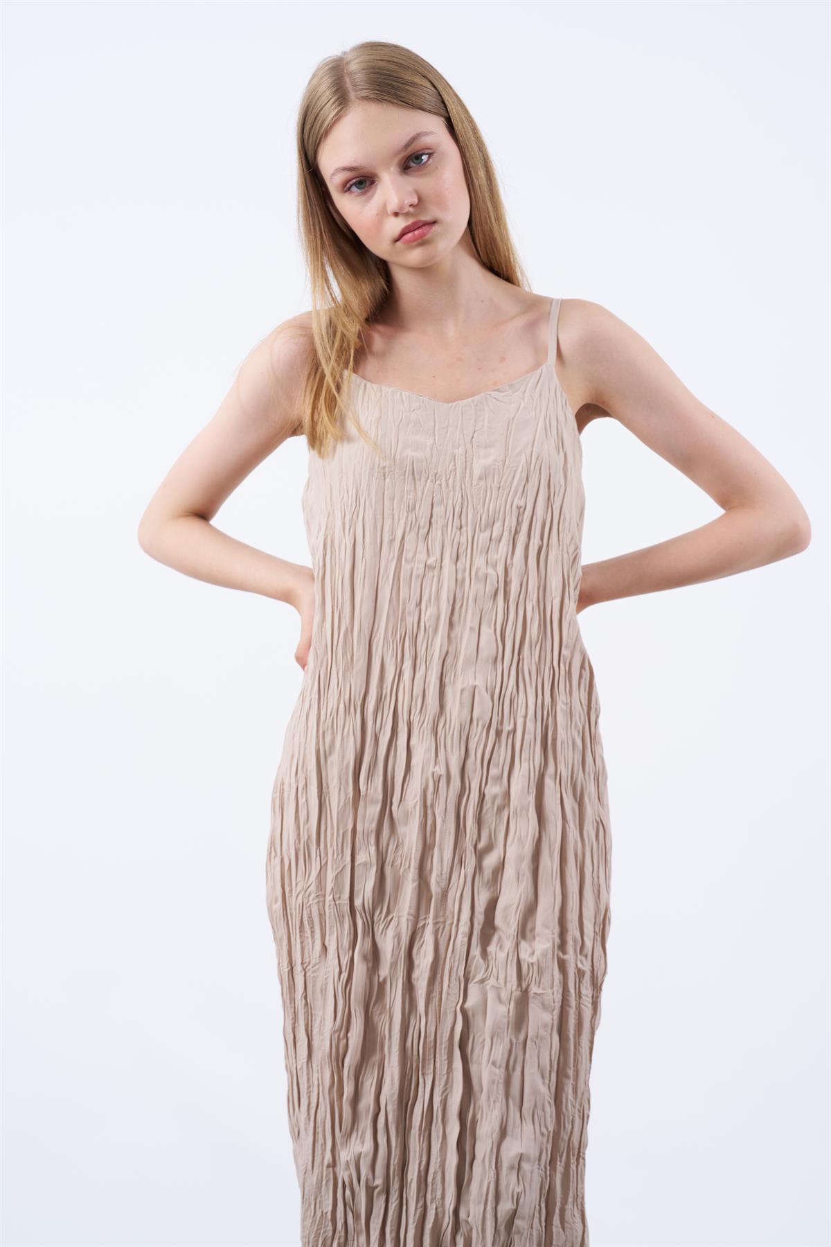 3218 ASKILI KRAŞLI ELBİSE TAŞ