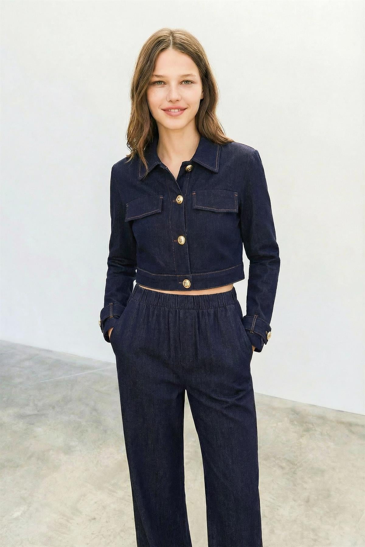 51244 KOT MONT PANTOLON TAKIM LACİVERT