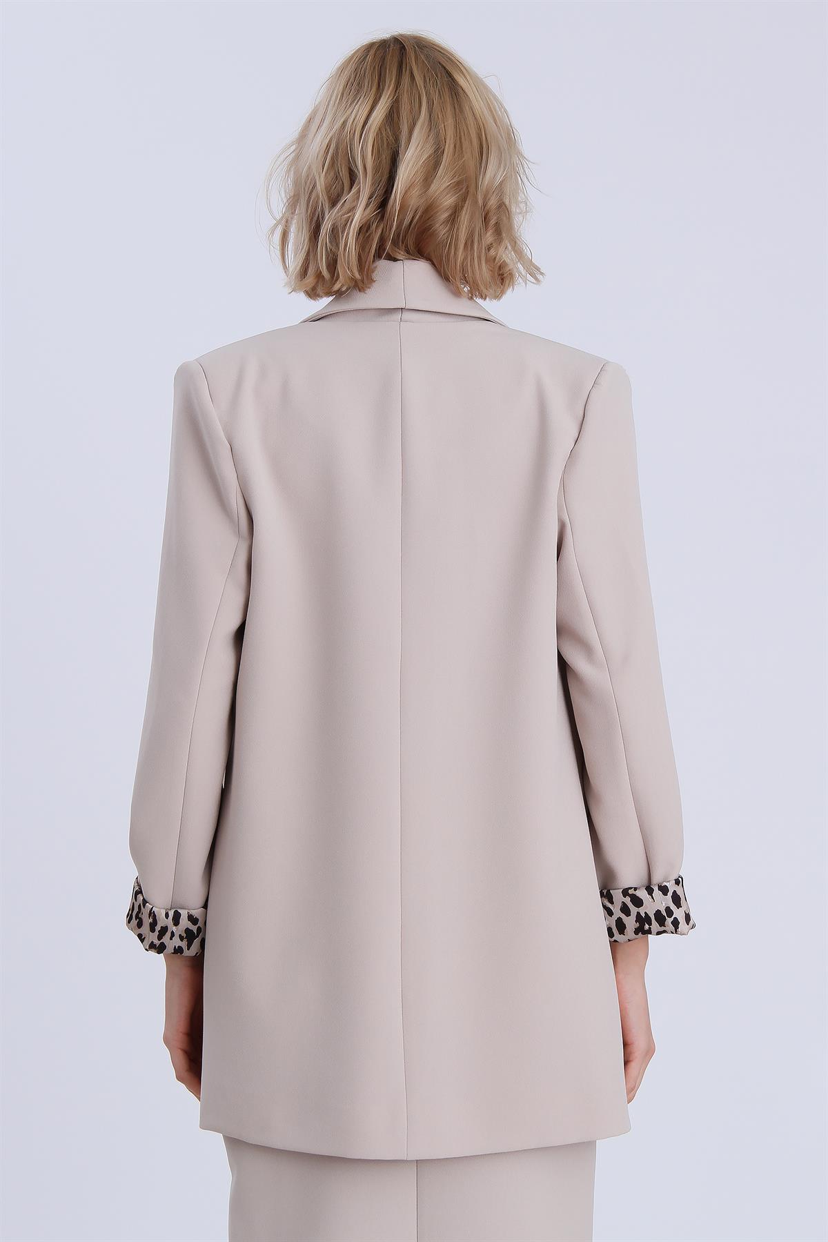 9227 ŞAL YAKA CEKET TAŞ