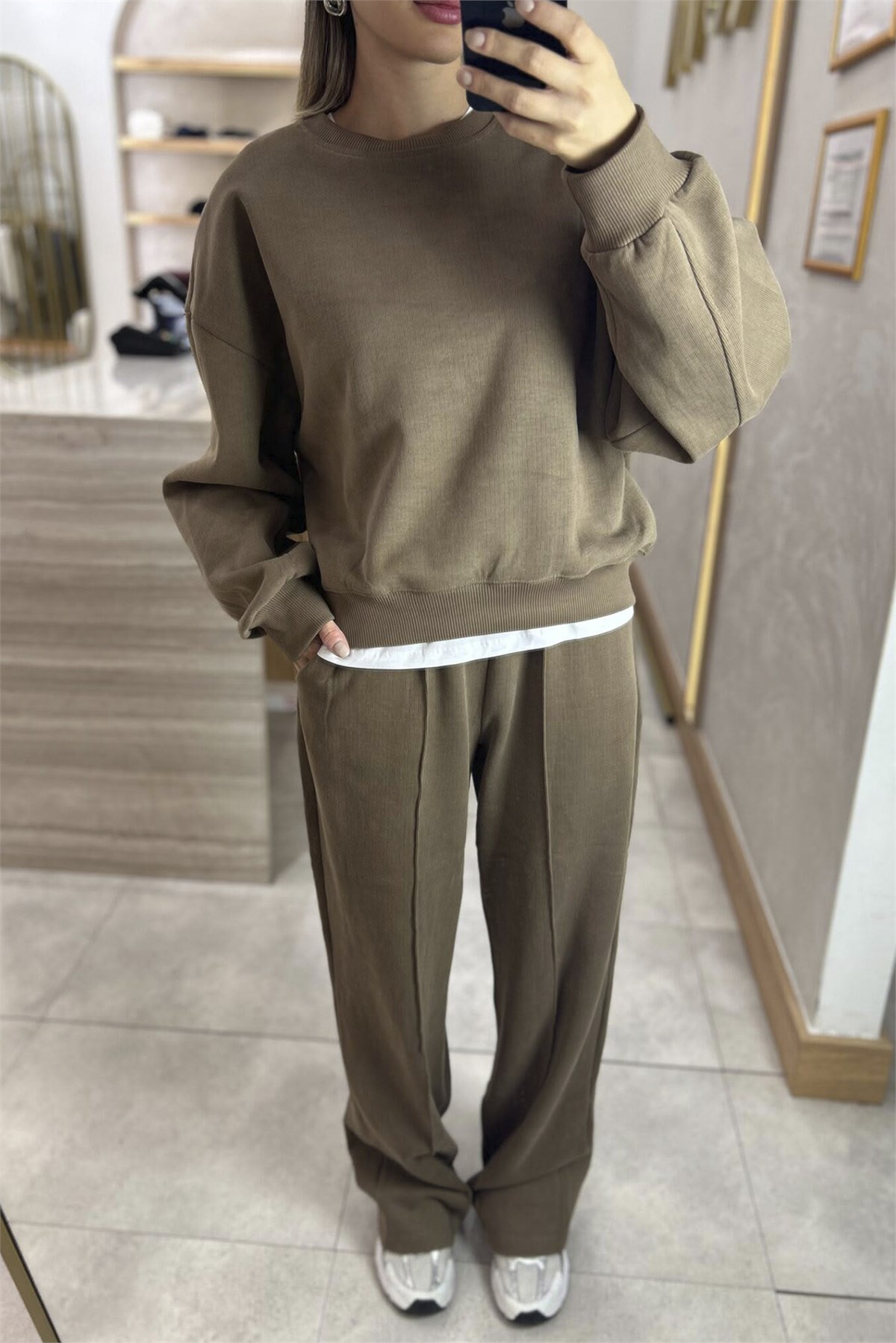 51236 SWEAT PANTOLON TAKIM CAMEL
