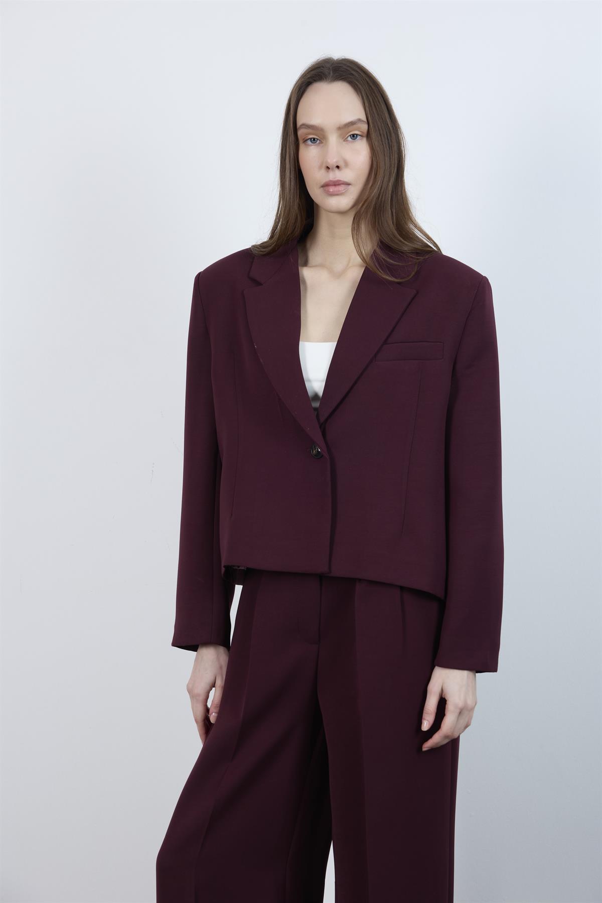 9489 CEKET PANTOLON TAKIM BORDO