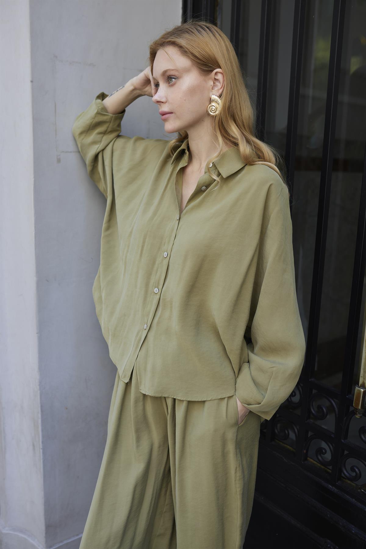 50957 GÖMLEK PANTOLON TAKIM HAKİ