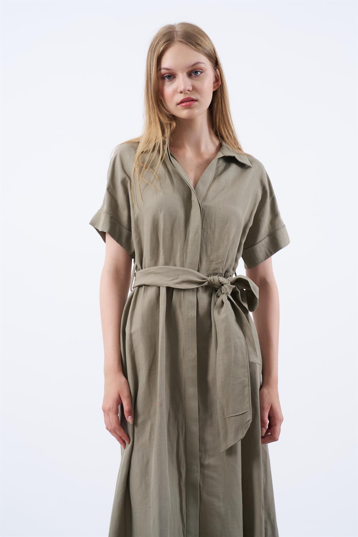 3209 GÖMLEK ELBİSE HAKİ