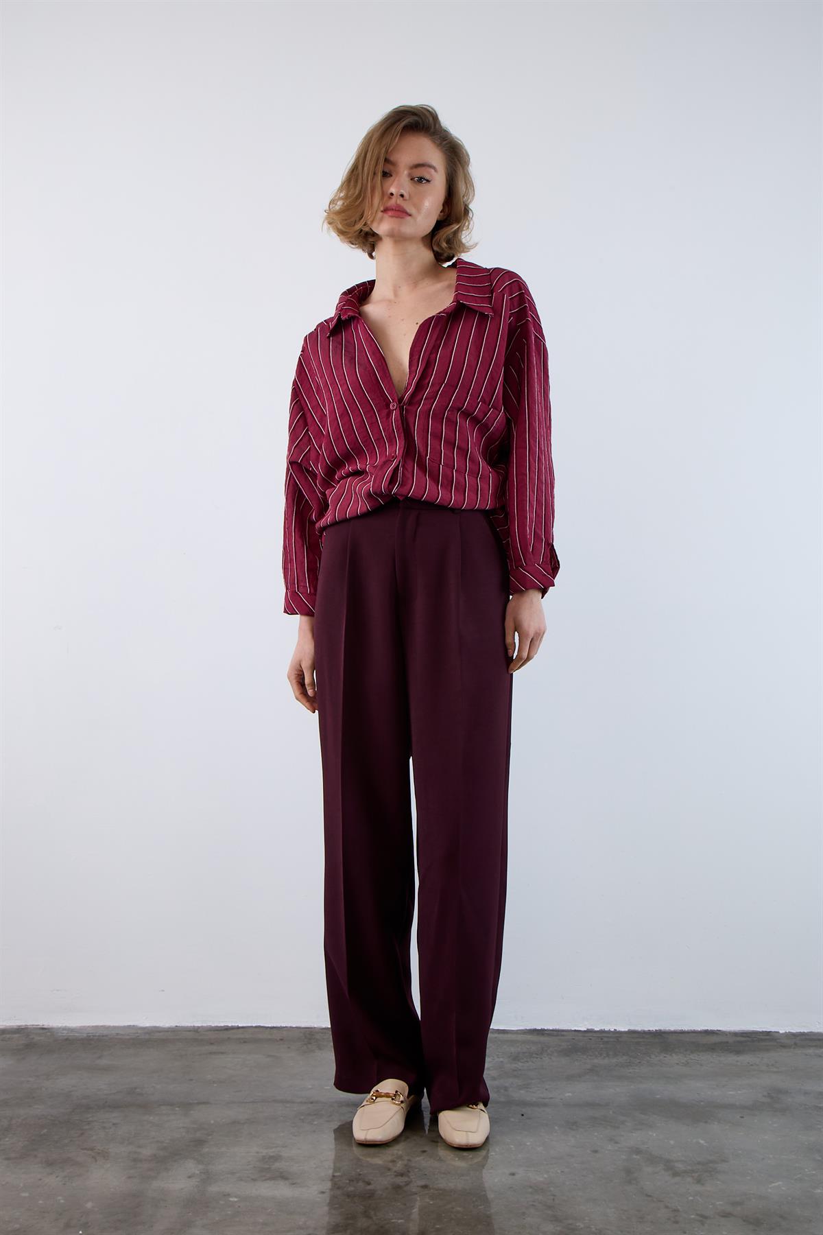 51024 PANTOLON BORDO