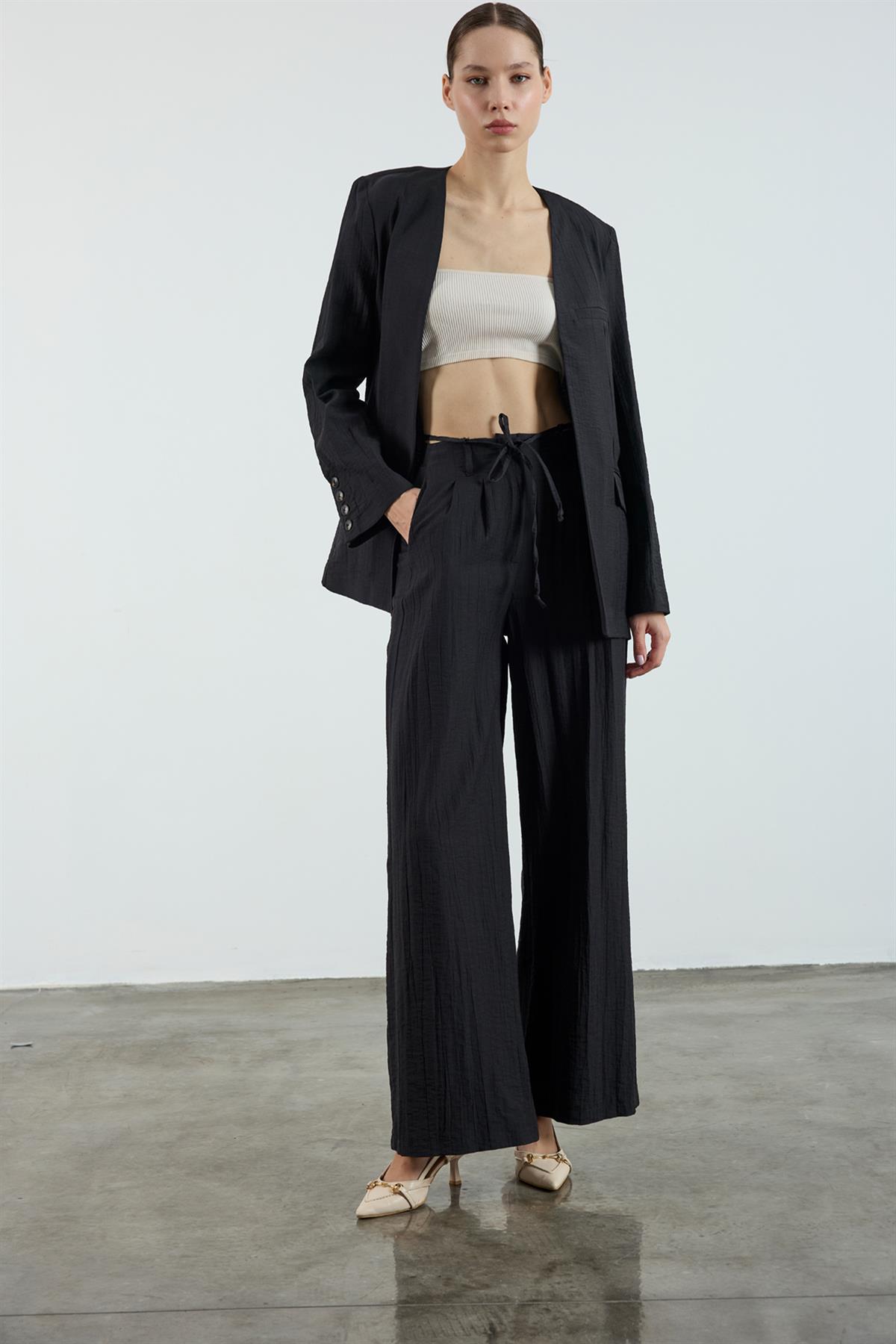 51128 CEKET PANTOLON TAKIM SİYAH