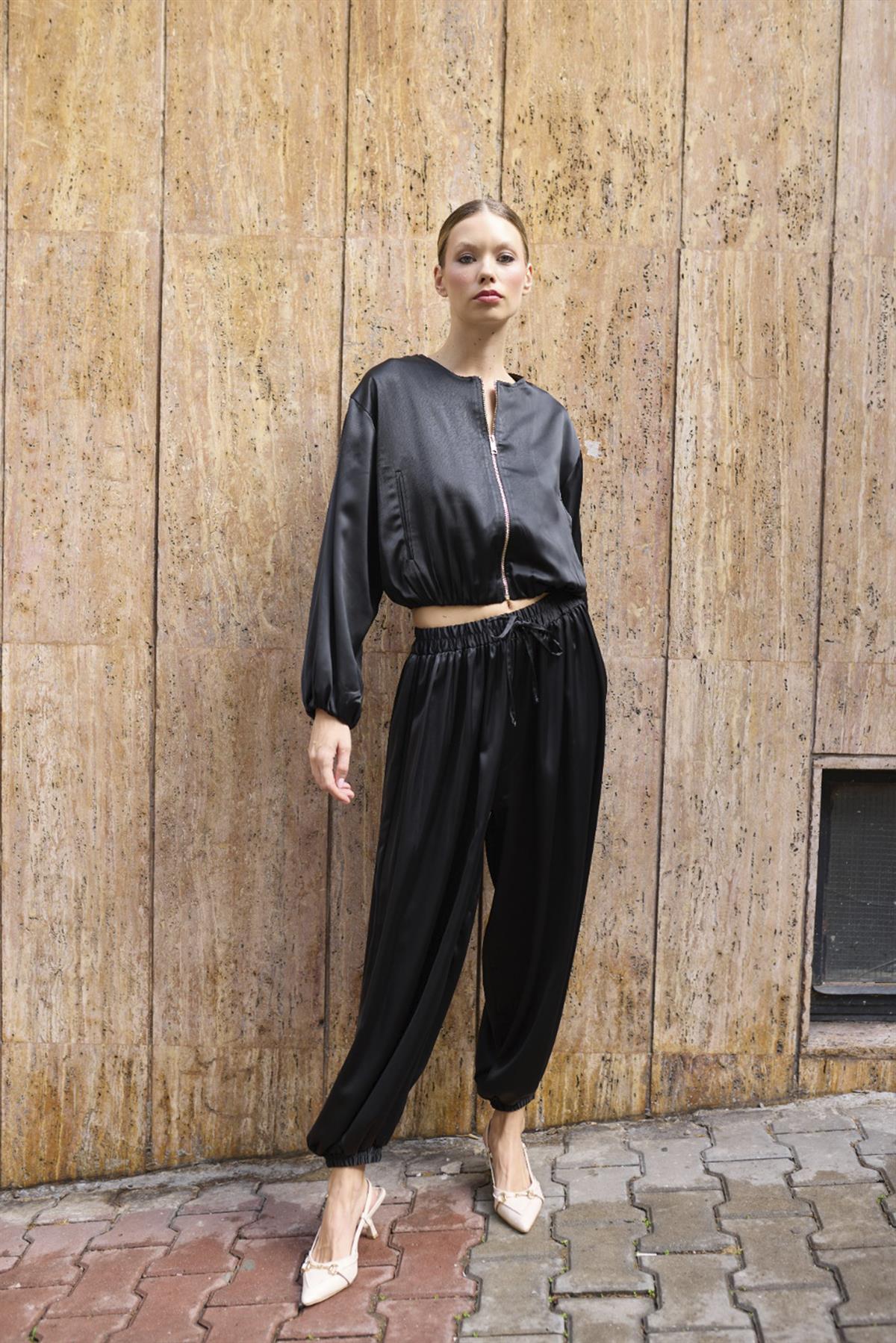 9631 BAMBER PANTOLON TAKIM SİYAH