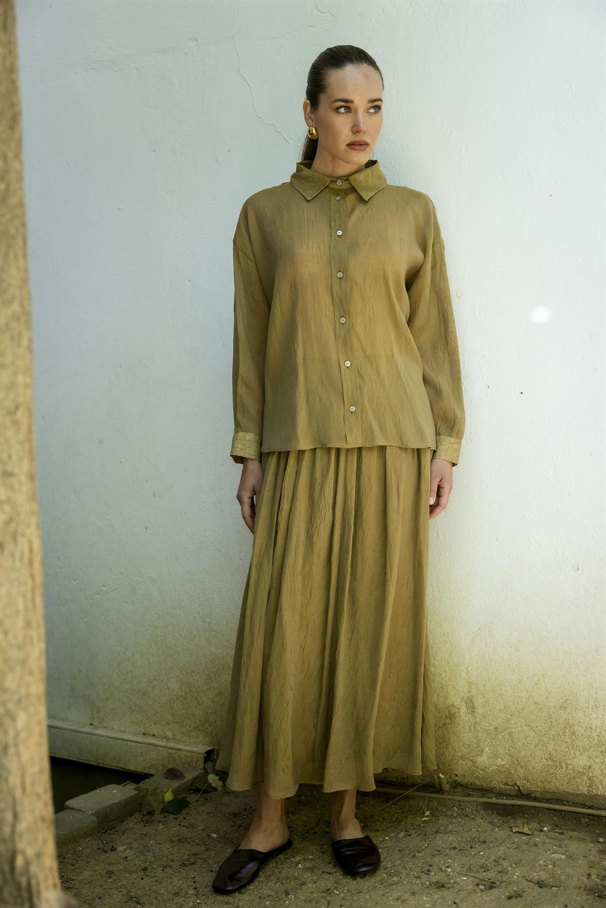 51159 GÖMLEK ETEK TAKIM OLİVE