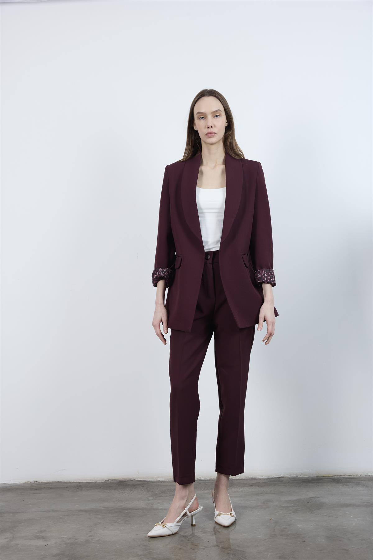 9227 ŞAL YAKA CEKET MÜRDÜM