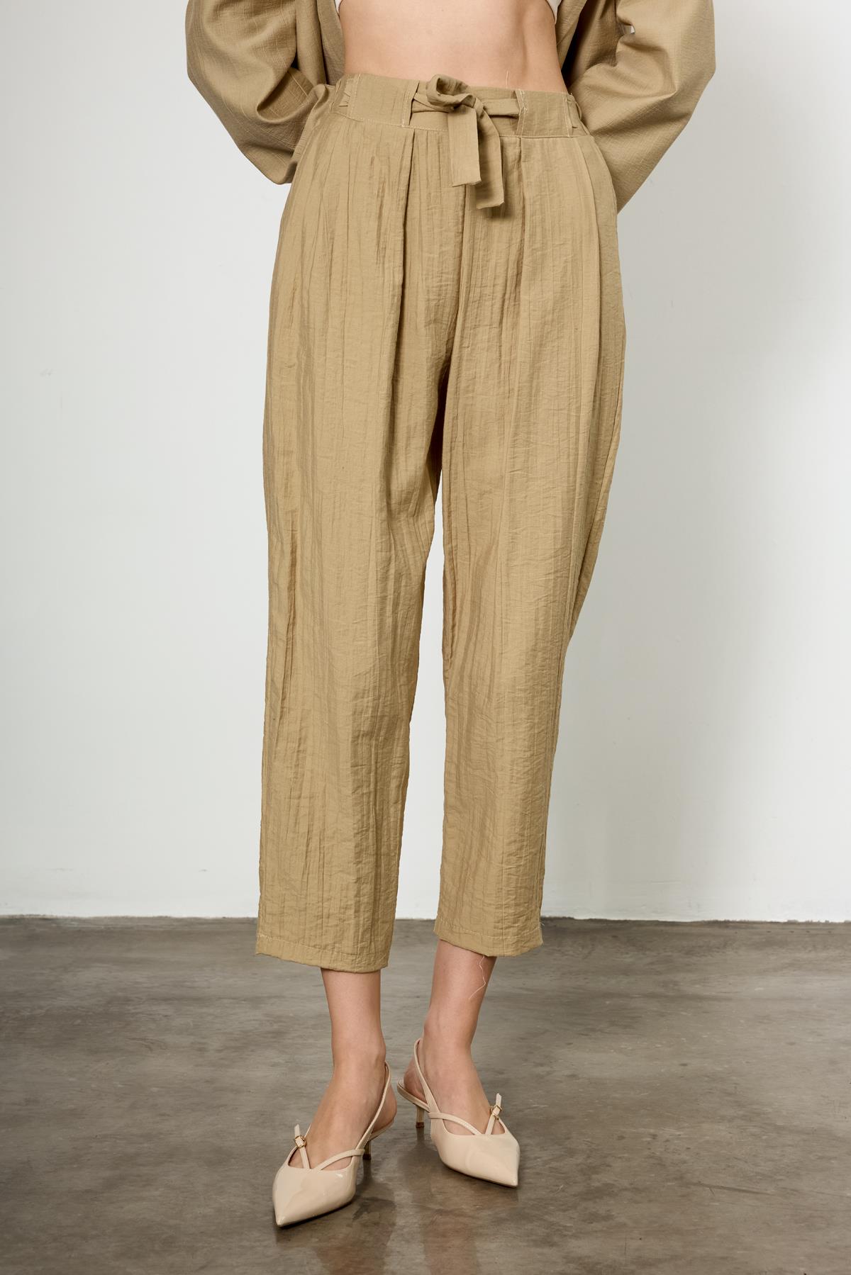 9557 CROP CEKET PANTOLON TAKIM HAKİ