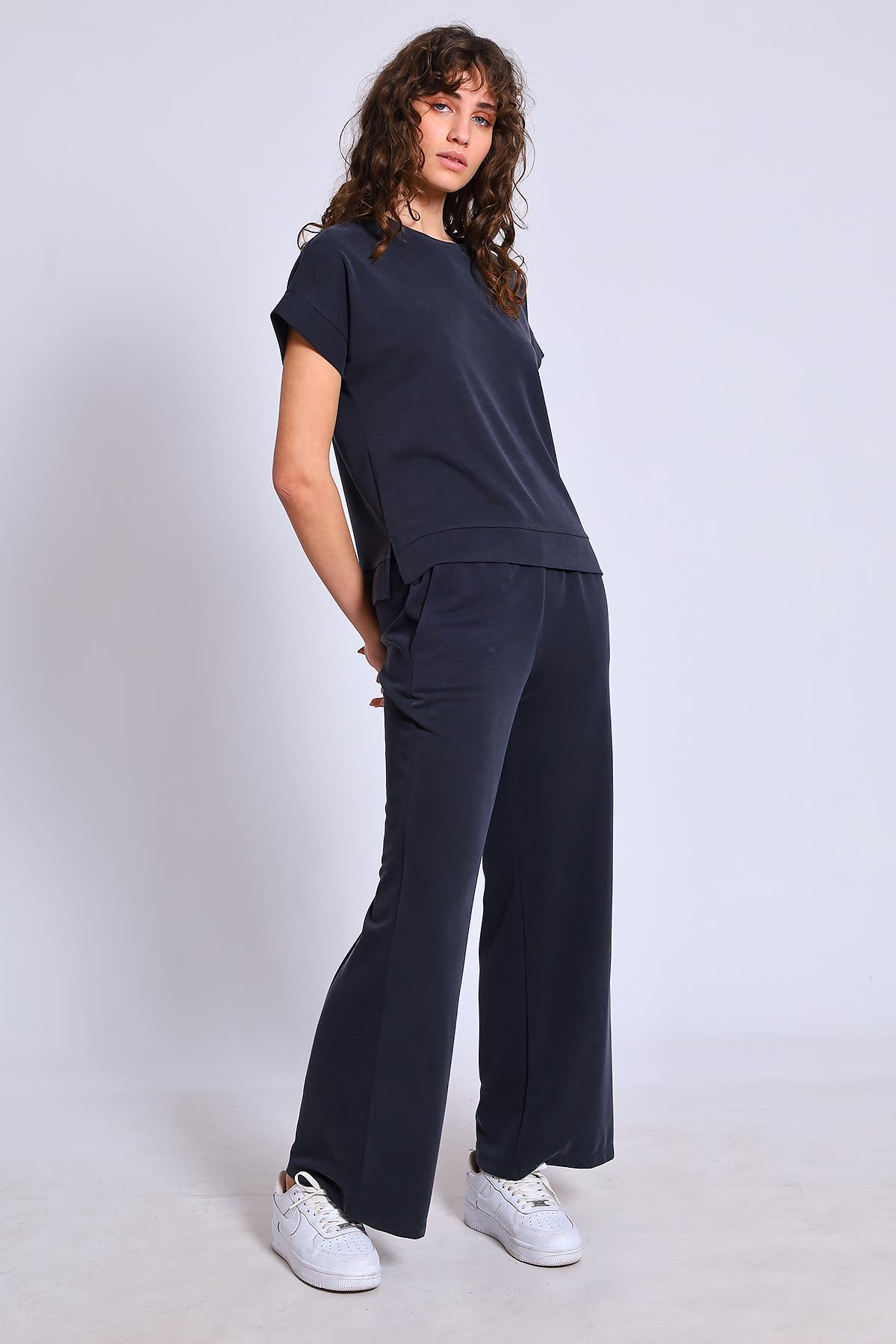 50904 TİŞÖRT PANTOLON  TAKIM FÜME